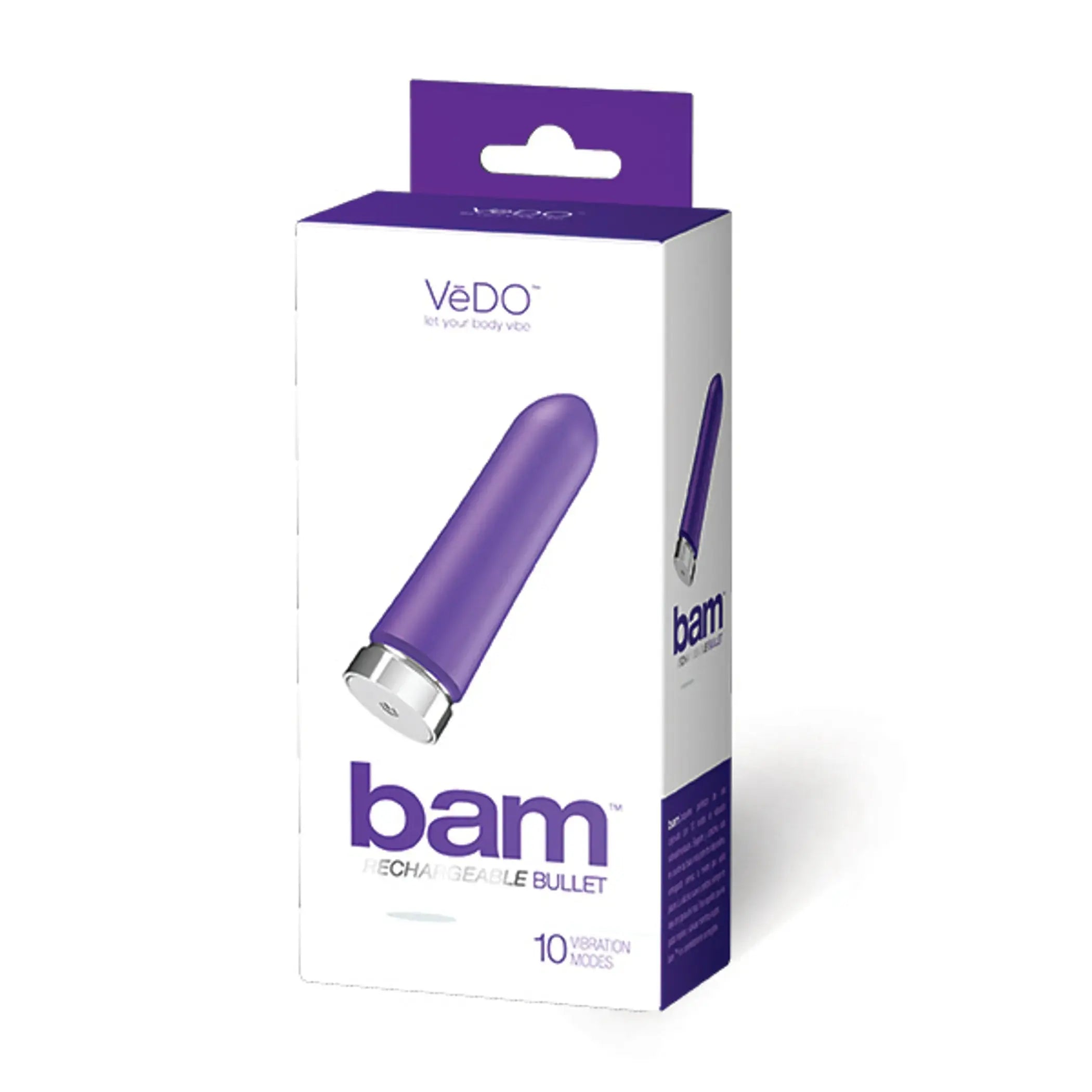 Bam Rechargeable Bullet Into You Indigo Vedo