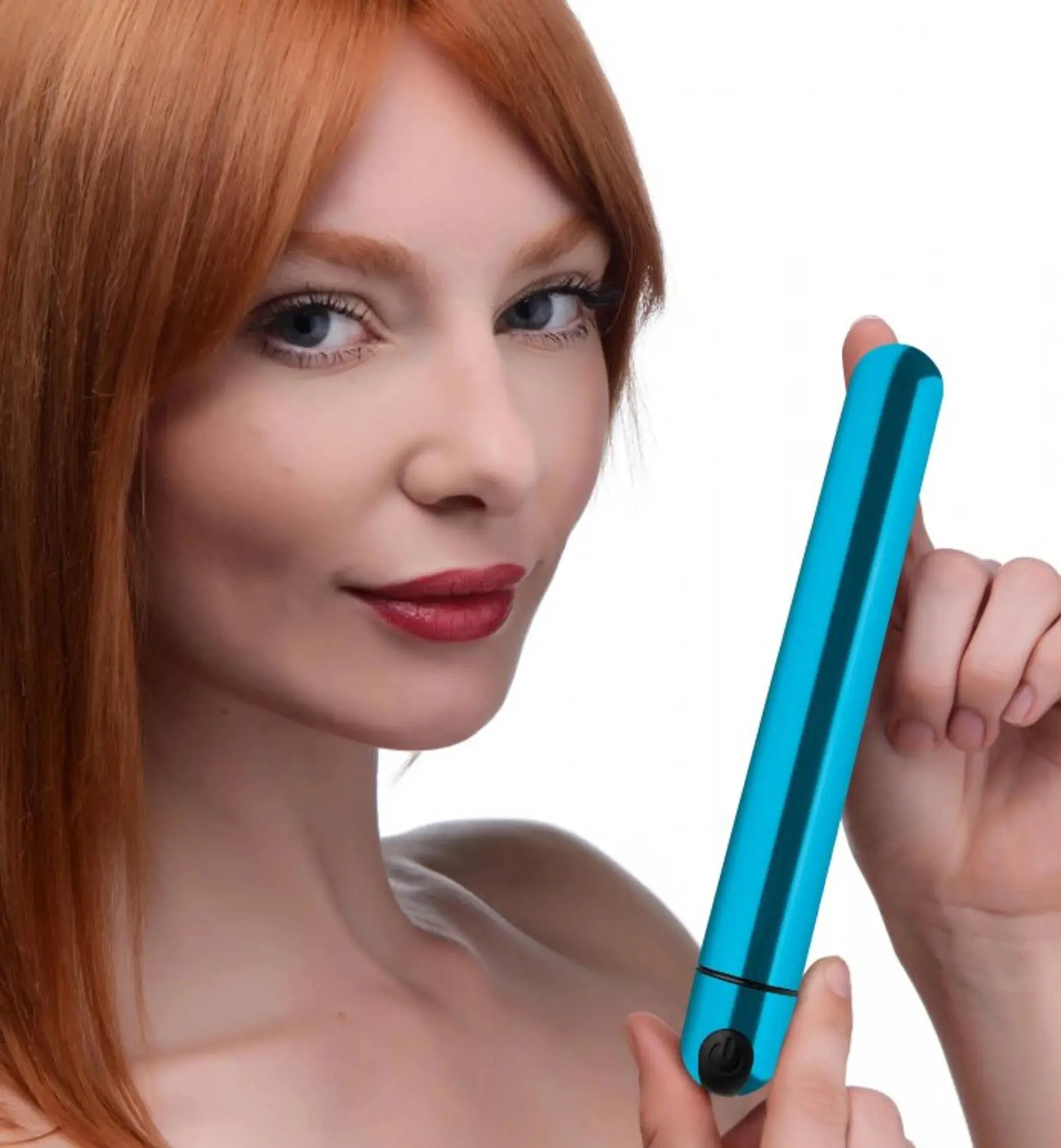 Bang! 10x Slim Metallic Bullet Blue XR Brands
