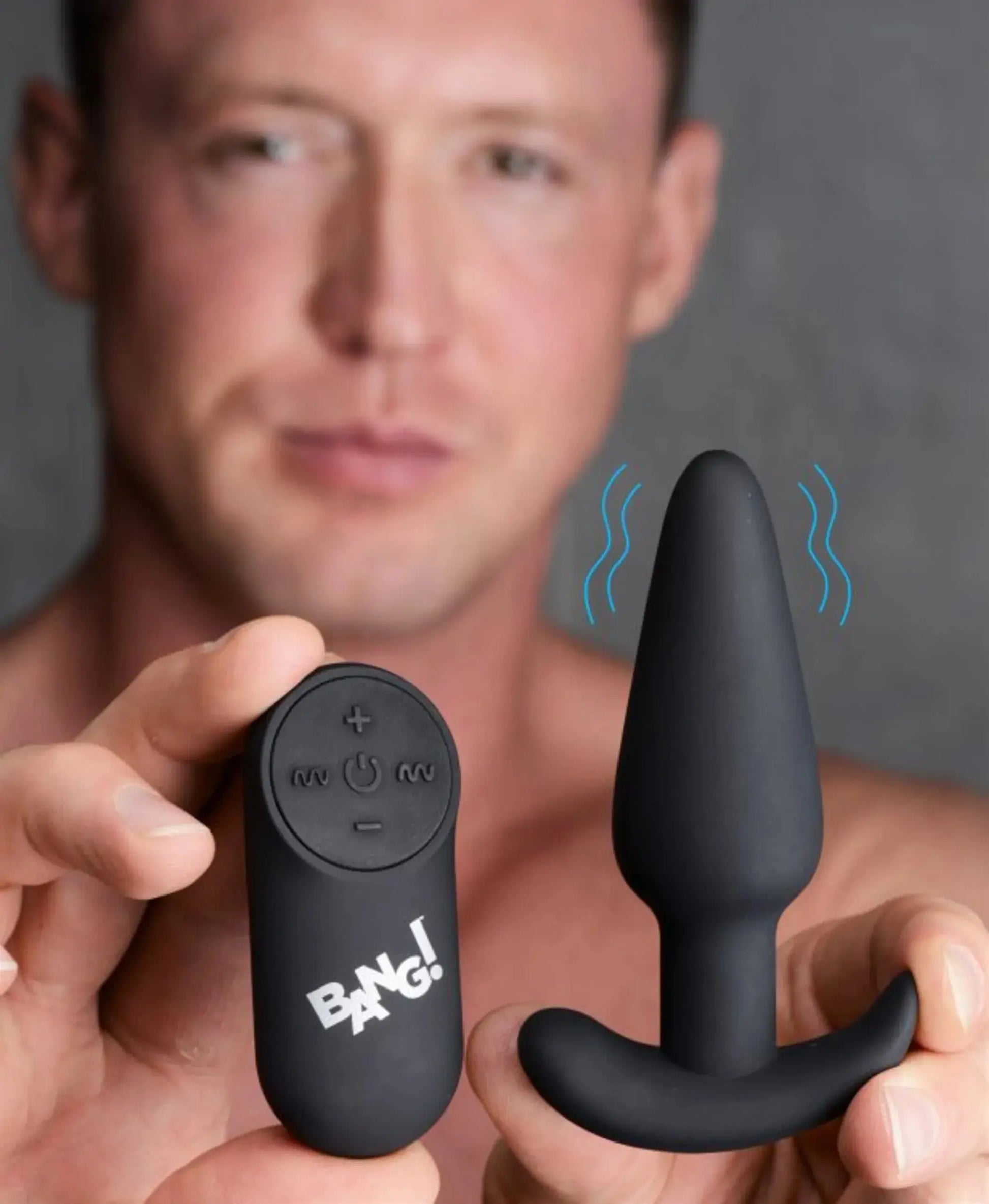 Bang! 21X Silicone Butt Plug With Remote XR Brands