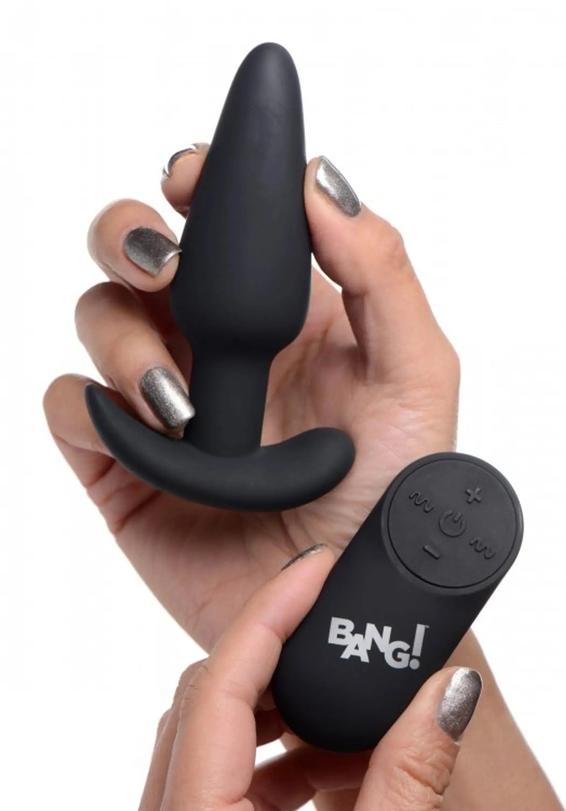 Bang! 21X Silicone Butt Plug With Remote XR Brands