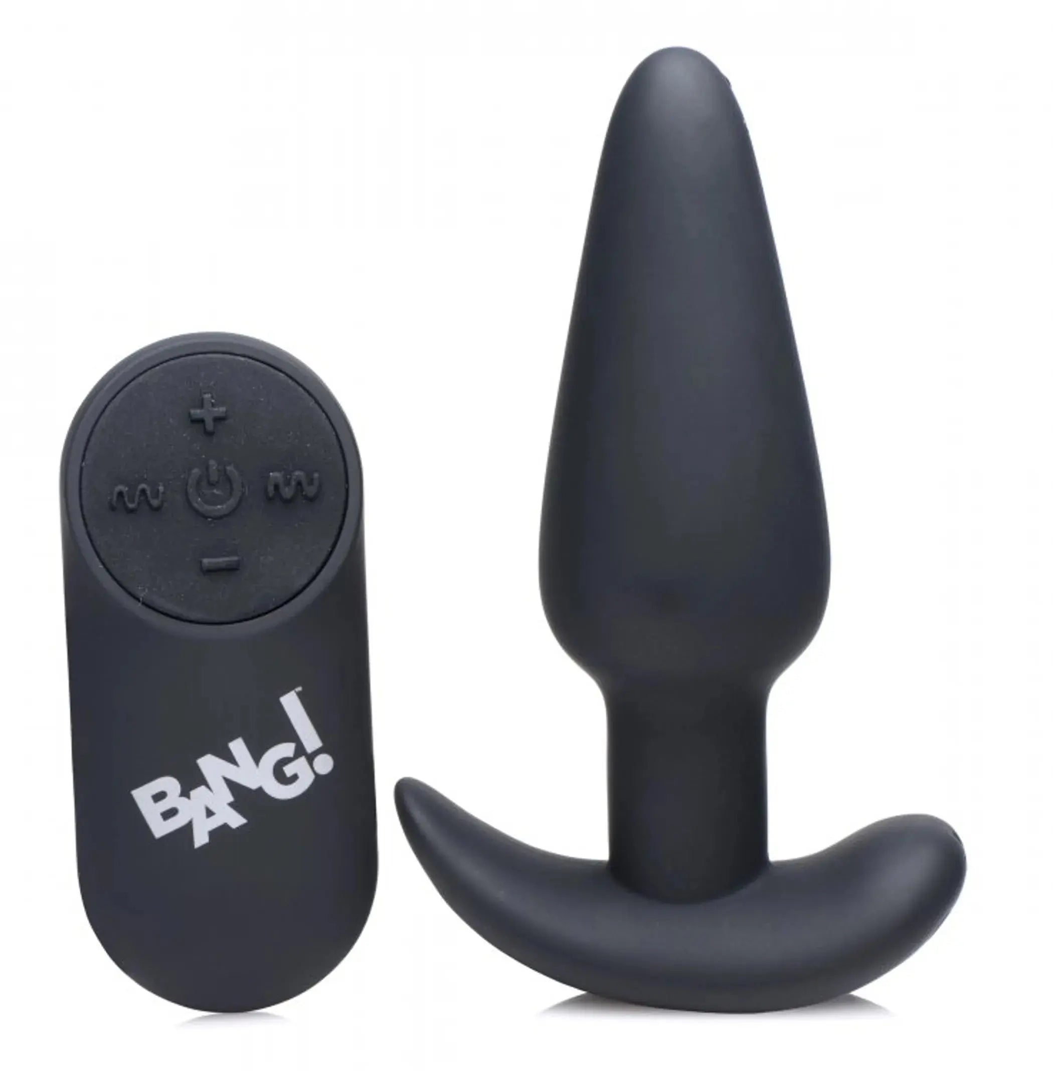 Bang! 21X Silicone Butt Plug With Remote XR Brands