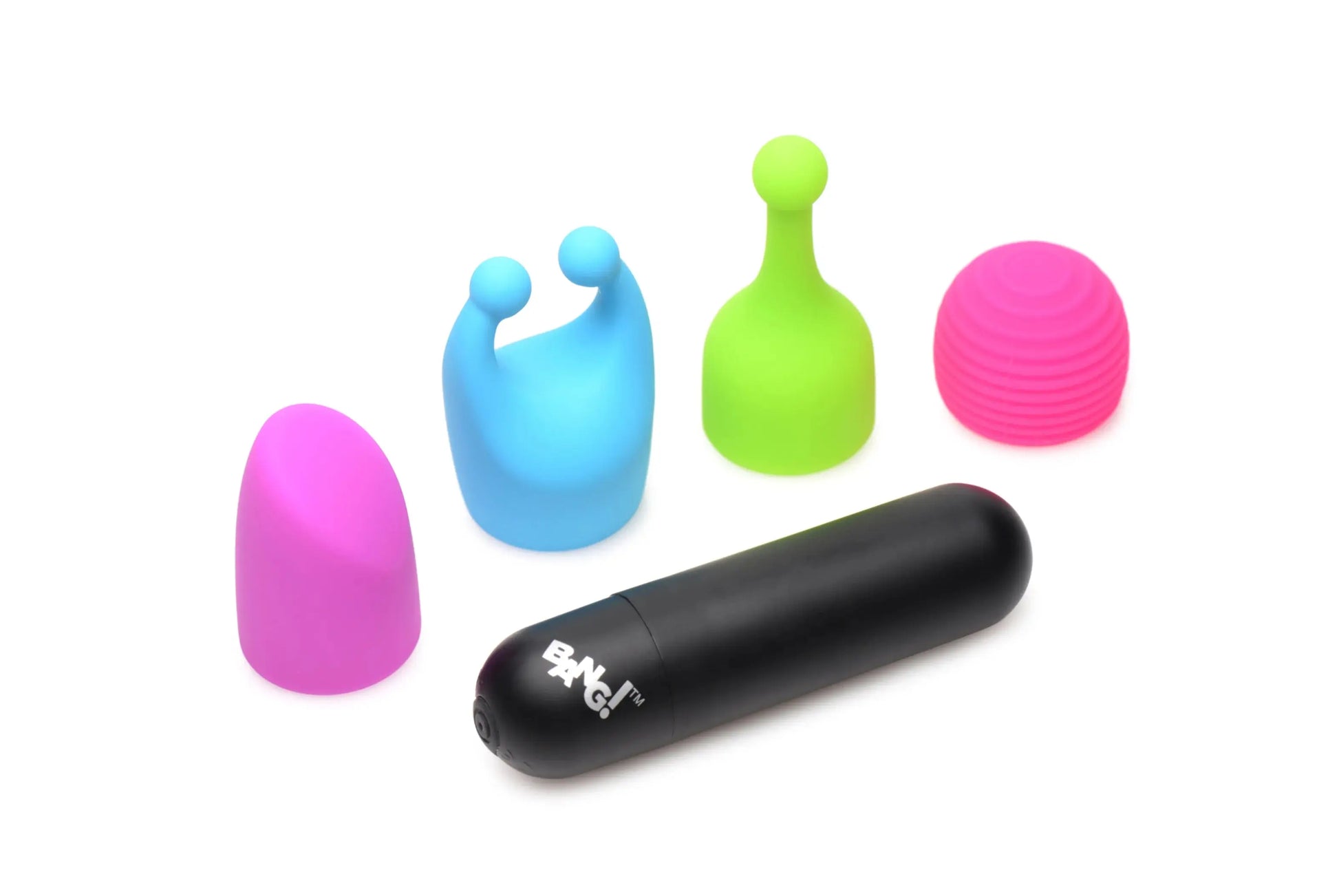 Bang! Rechargeable Bullet with 4 Attachments XR Brands