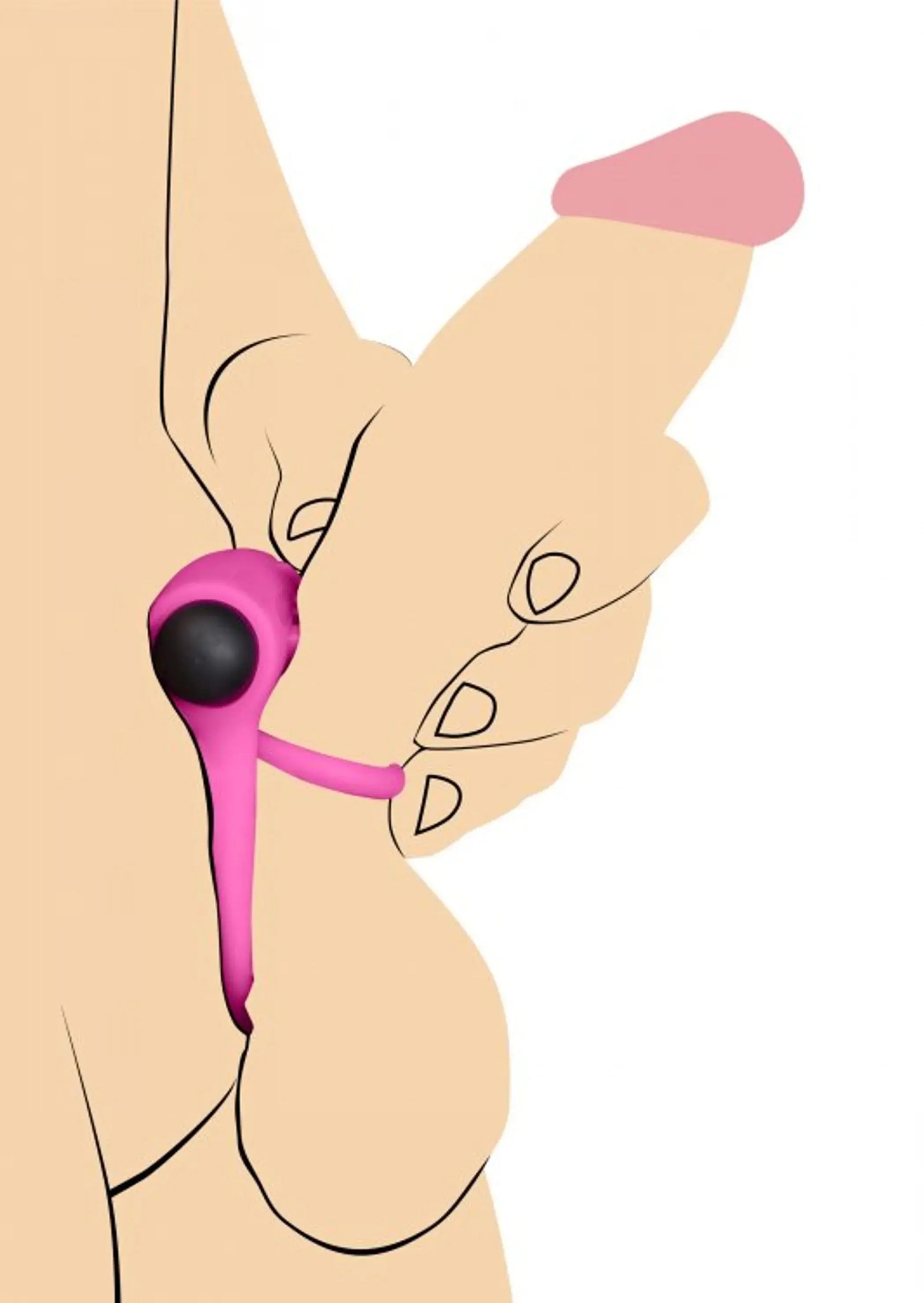 Bang! Silicone Cock Ring & Bullet With Remote Pink XR Brands