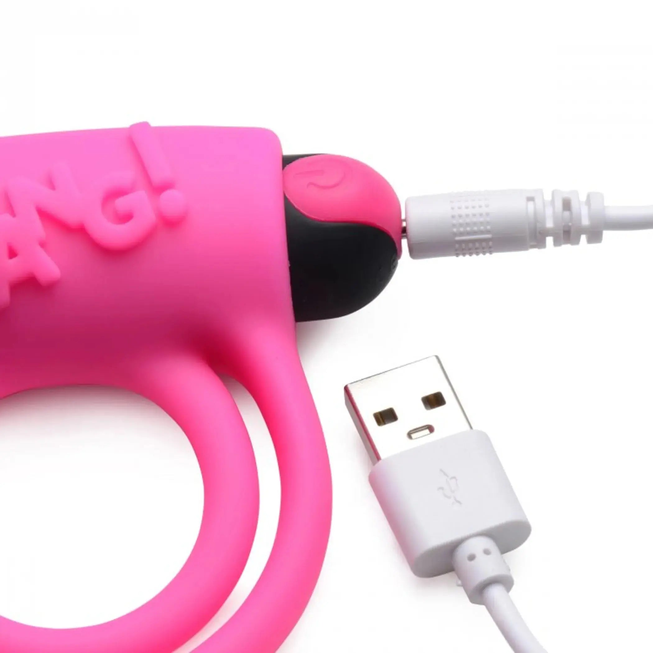 Bang! Silicone Cock Ring & Bullet With Remote Pink XR Brands