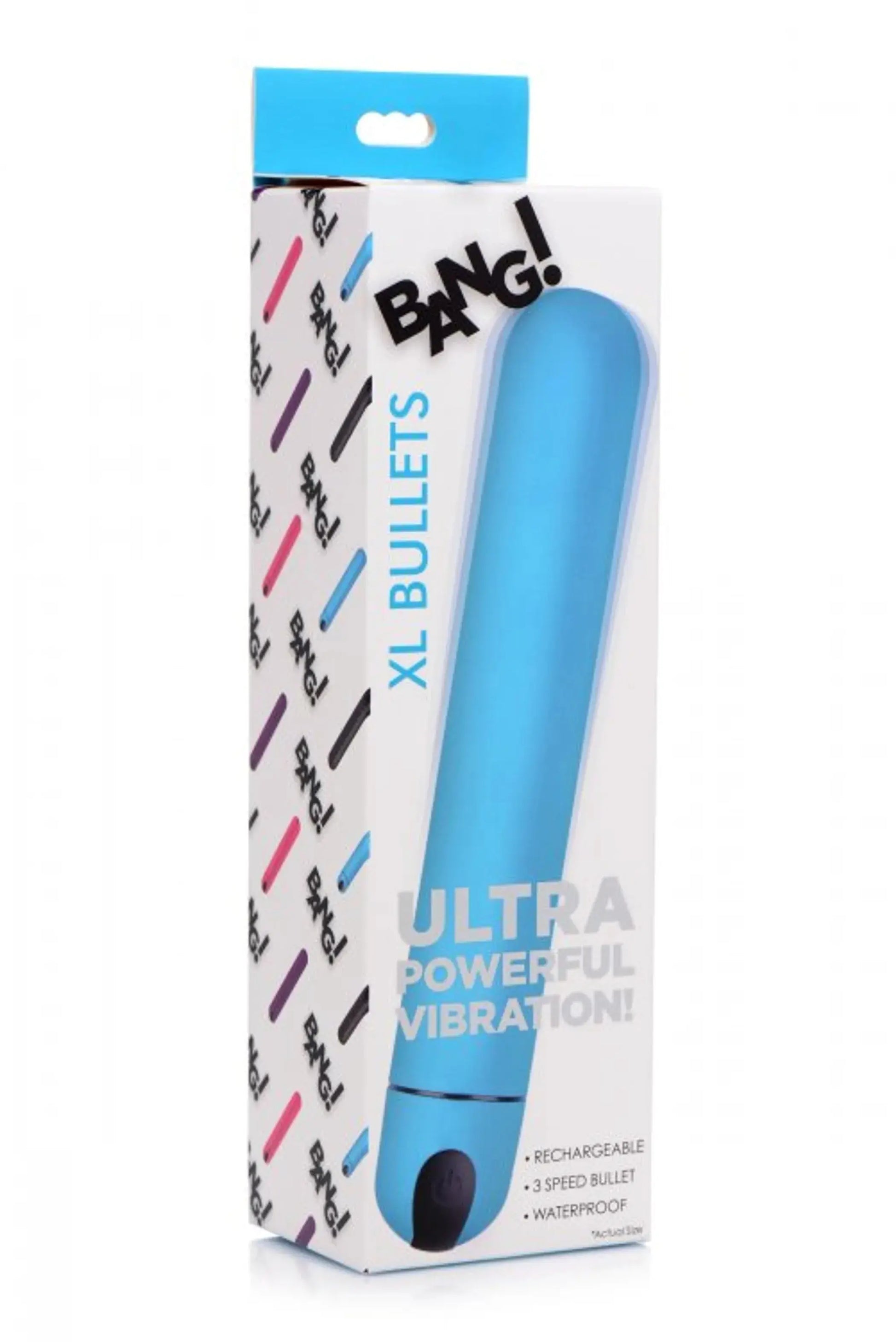 Bang! XL Vibrating Bullet Blue XR Brands