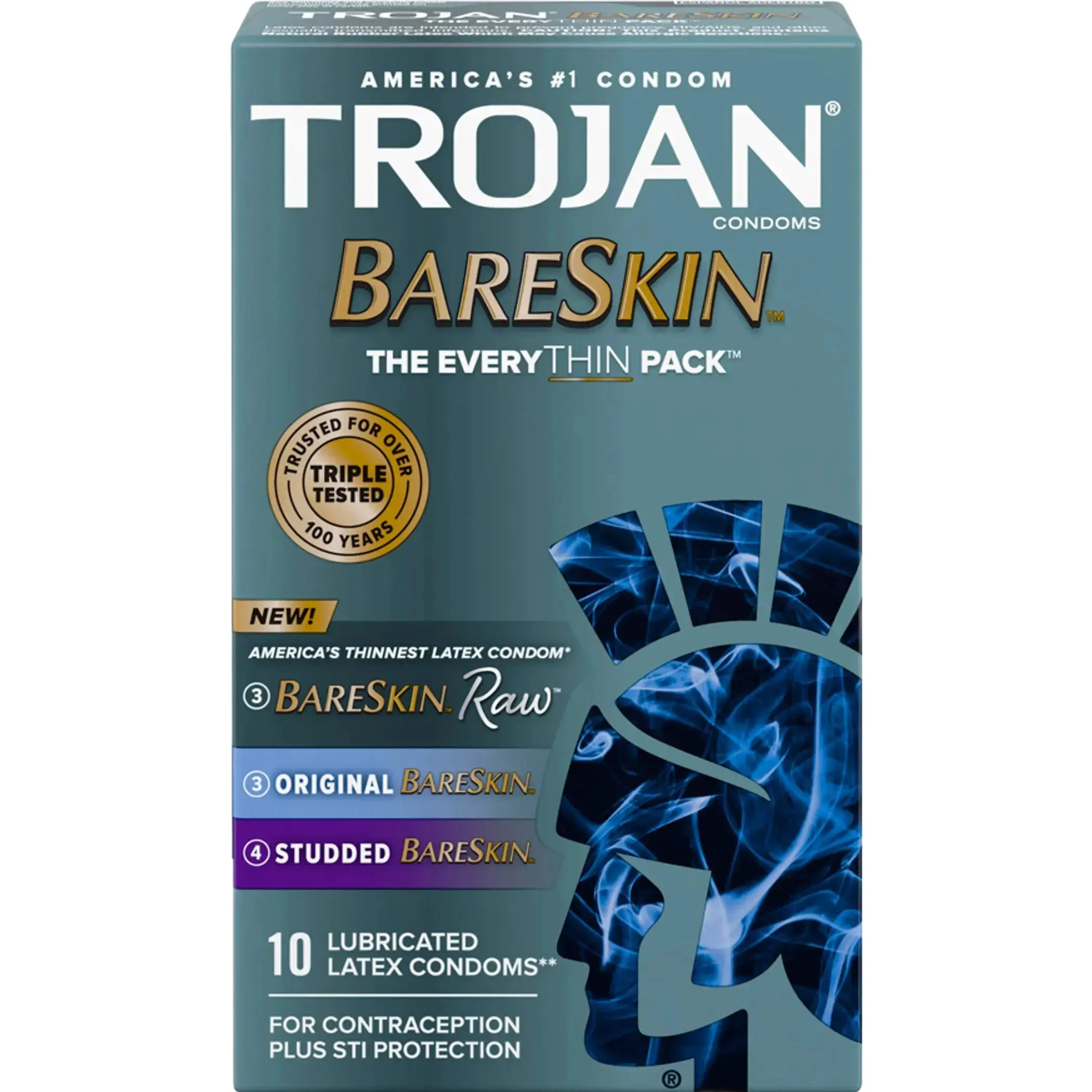 TROJAN BARESKIN EVERYTHIN 10 CT Paradise Products