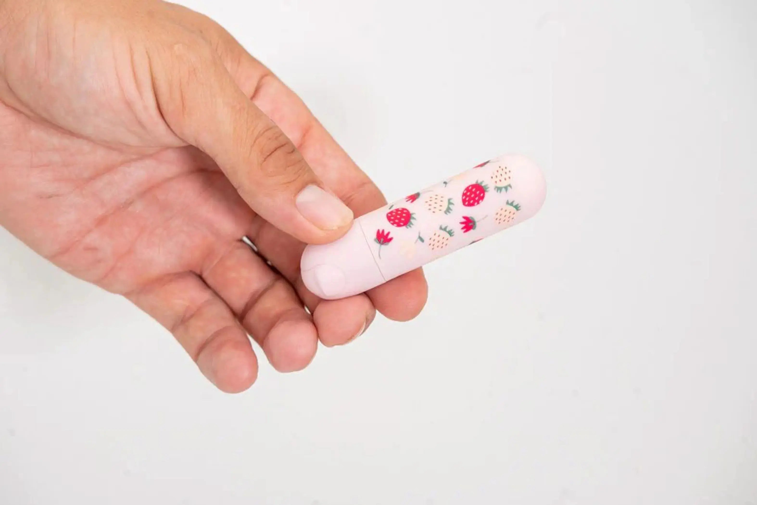 Bari Mini Bullet Vibrator With Strawberry Pattern Maia Toys