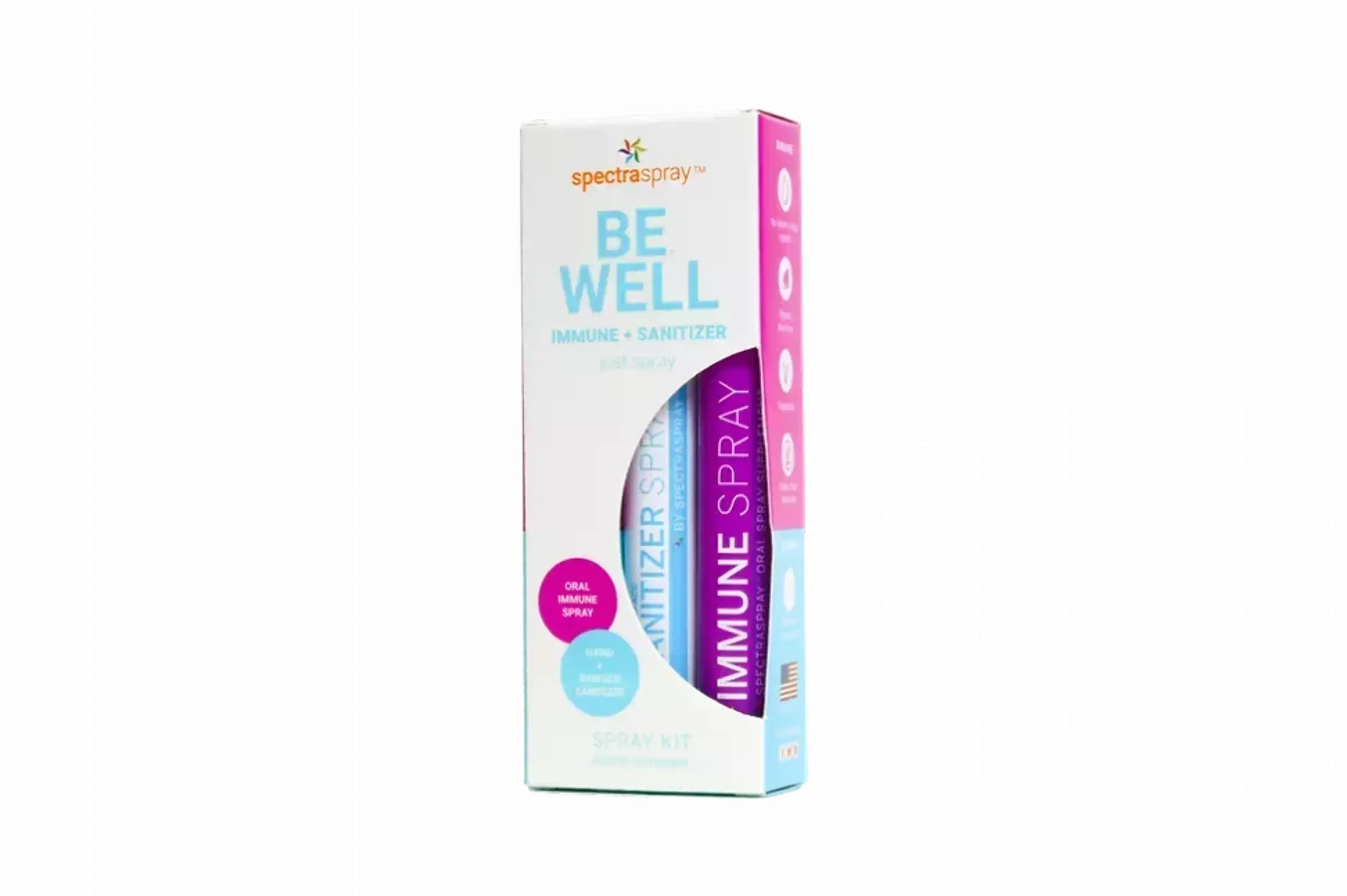 Be Well Immune Spray Kit with Hand Sanitizer  by SpectraSpray SpectraSpray Global