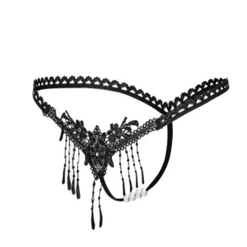 Bead Chain Crotchless Pearl Panties La Belle Fantastique