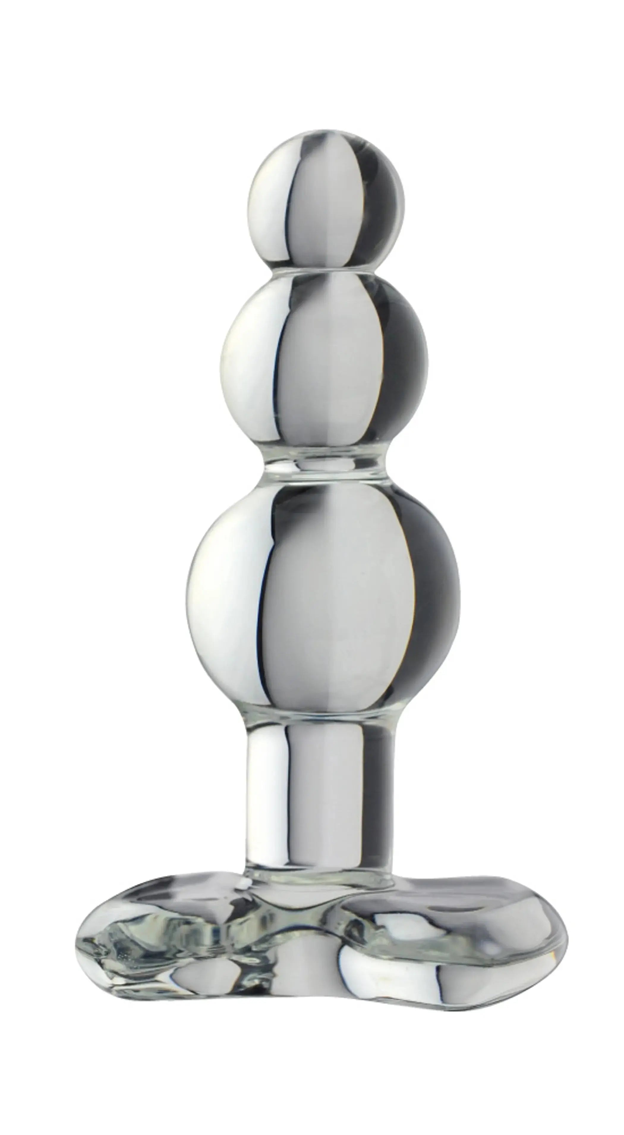 Beaded Anal Plug Clear Spartacus