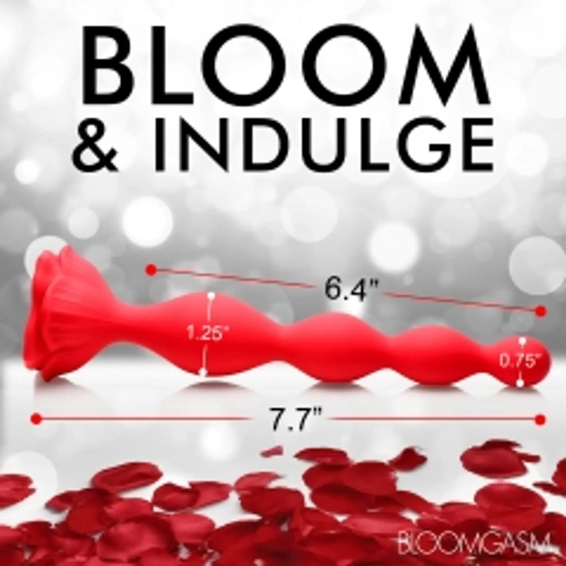Beaded Bloom Rose Vibrator XR Brands