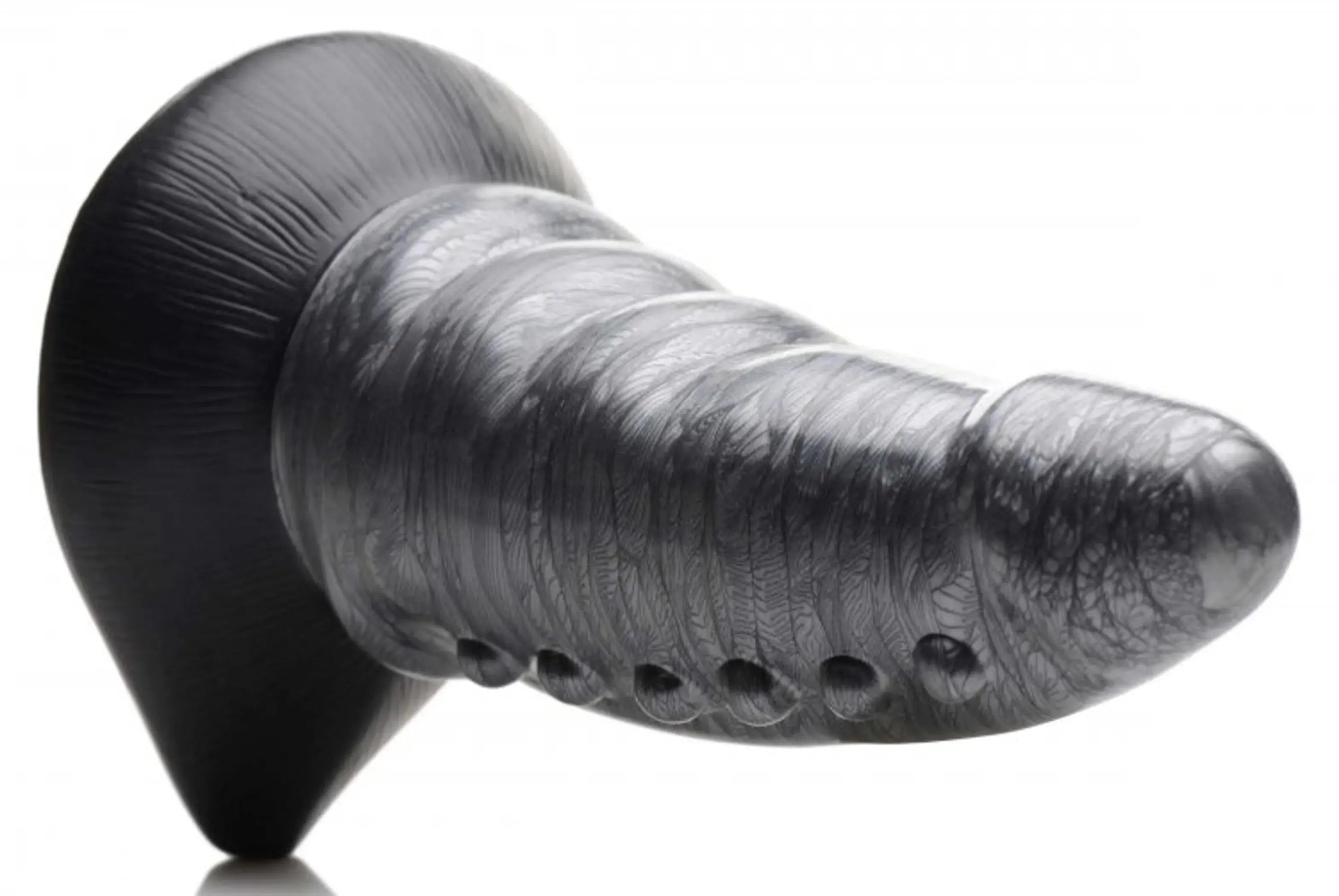 Beastly Tapered Bumpy Silicone Dildo XR Brands