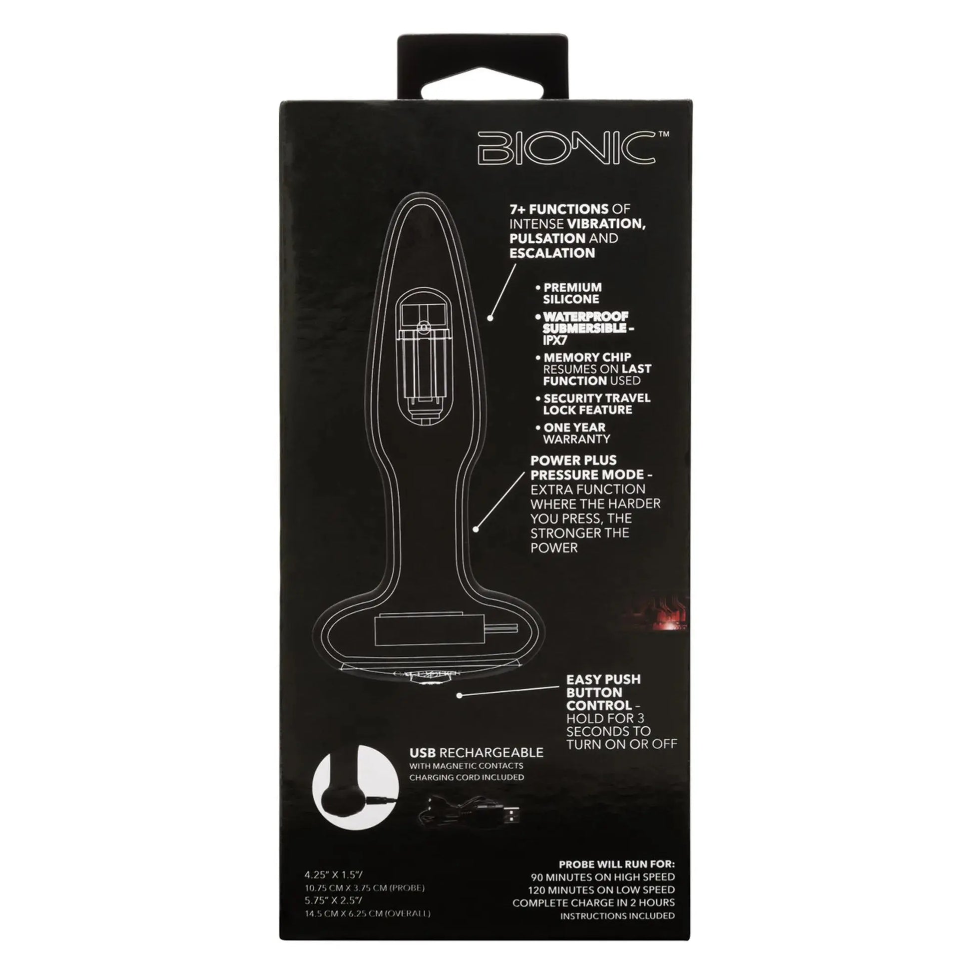 Bionic Pressure Rimming Probe California Exotic Novelties