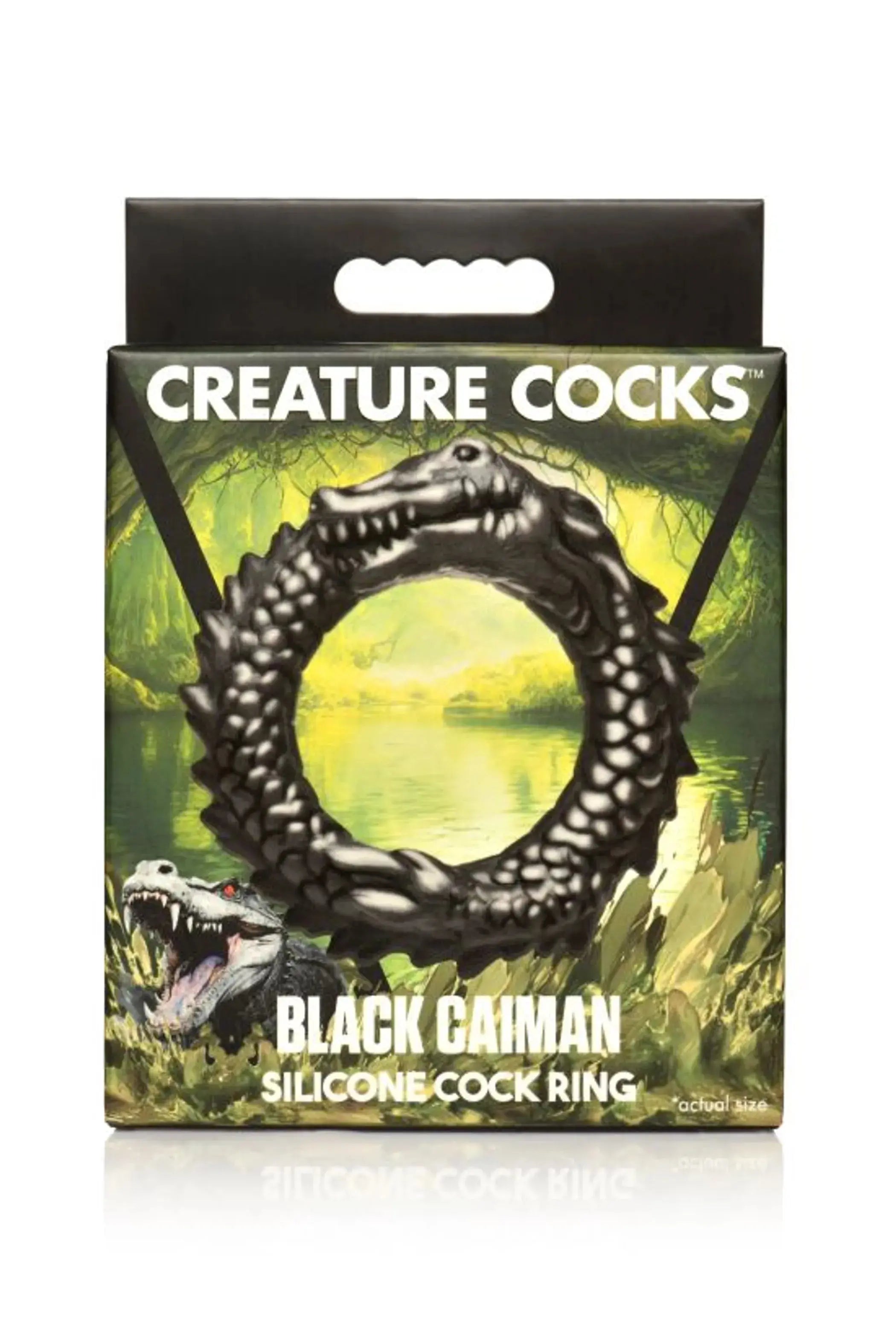 Black Caiman Cock Ring XR Brands