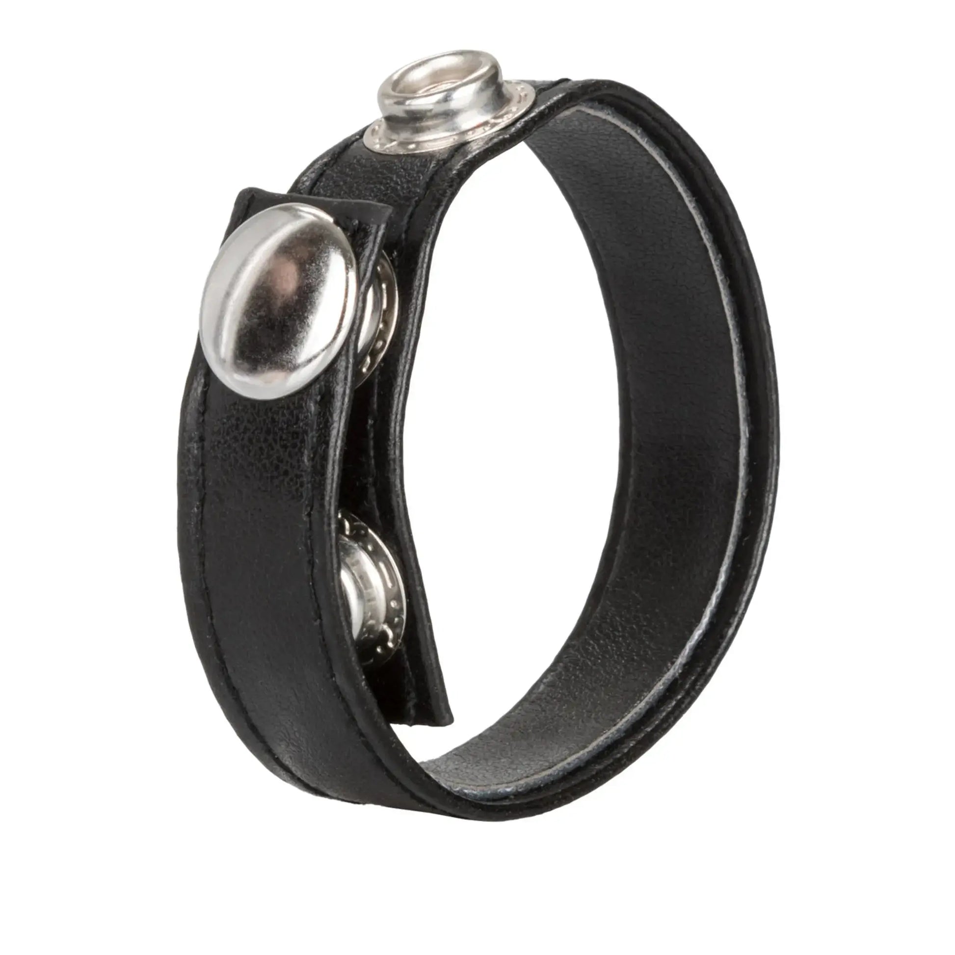 Black Leather Ring California Exotic Novelties