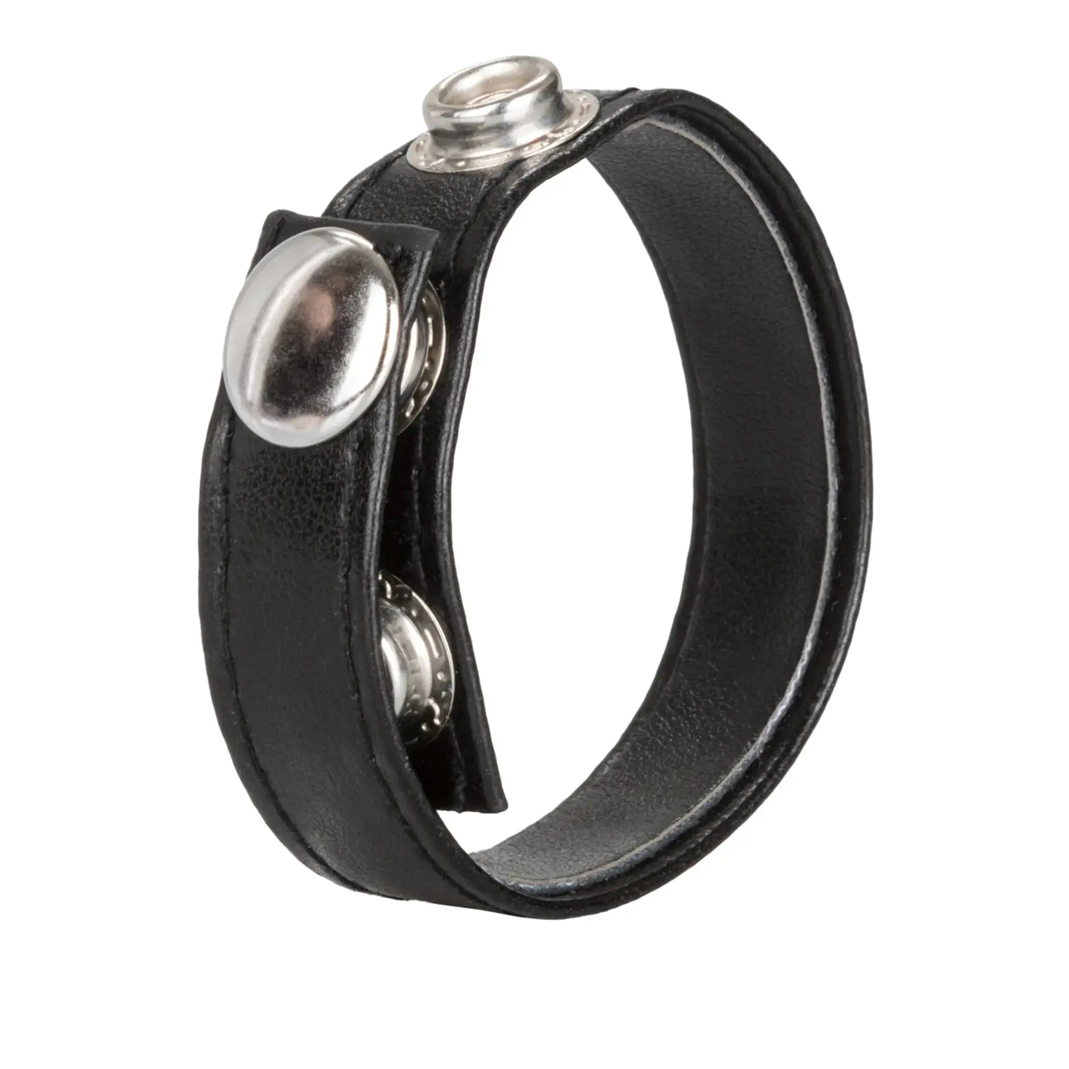 Black Leather Ring California Exotic Novelties
