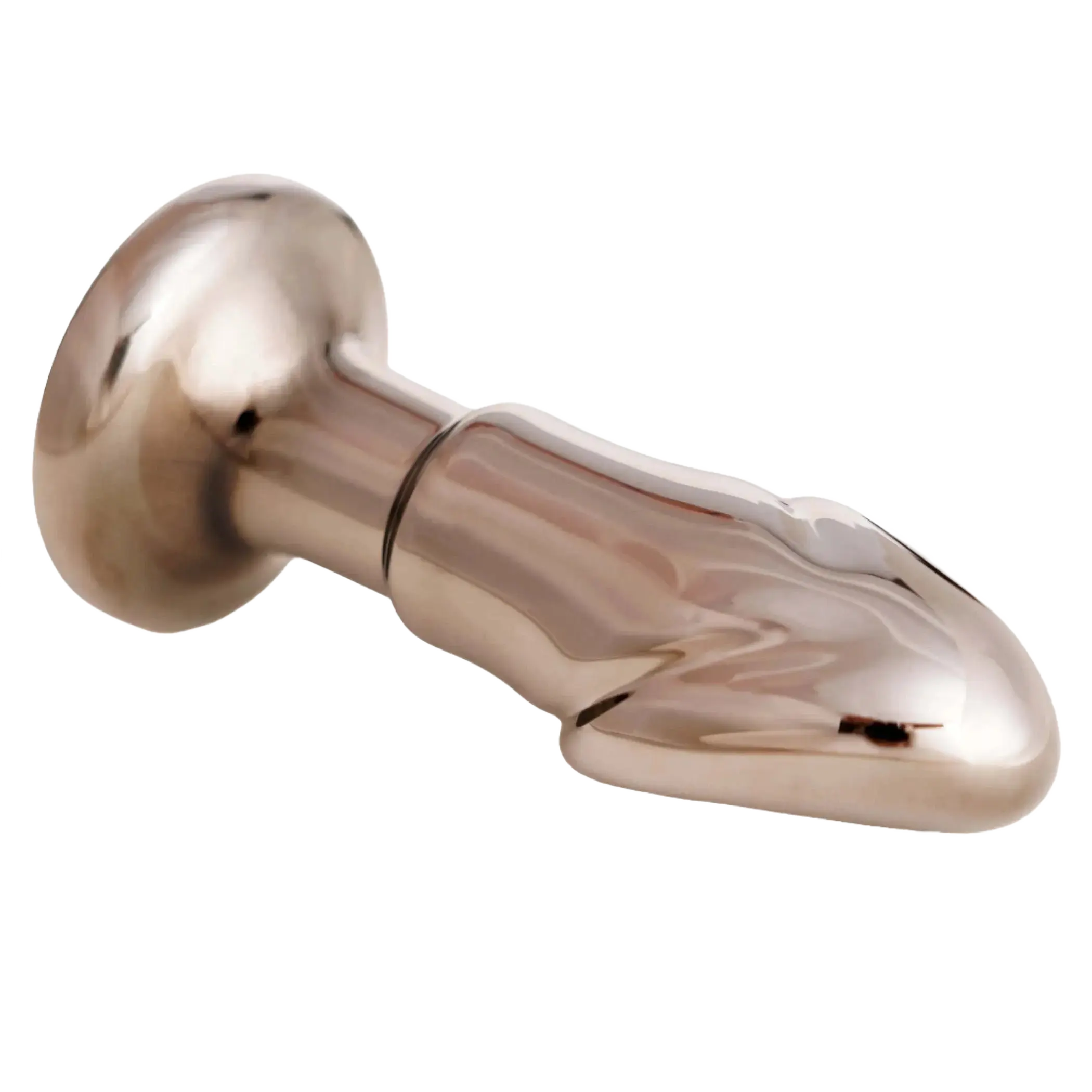 Black Opal Anal Glass Dildo with Rechargeable Vibrator OEJ