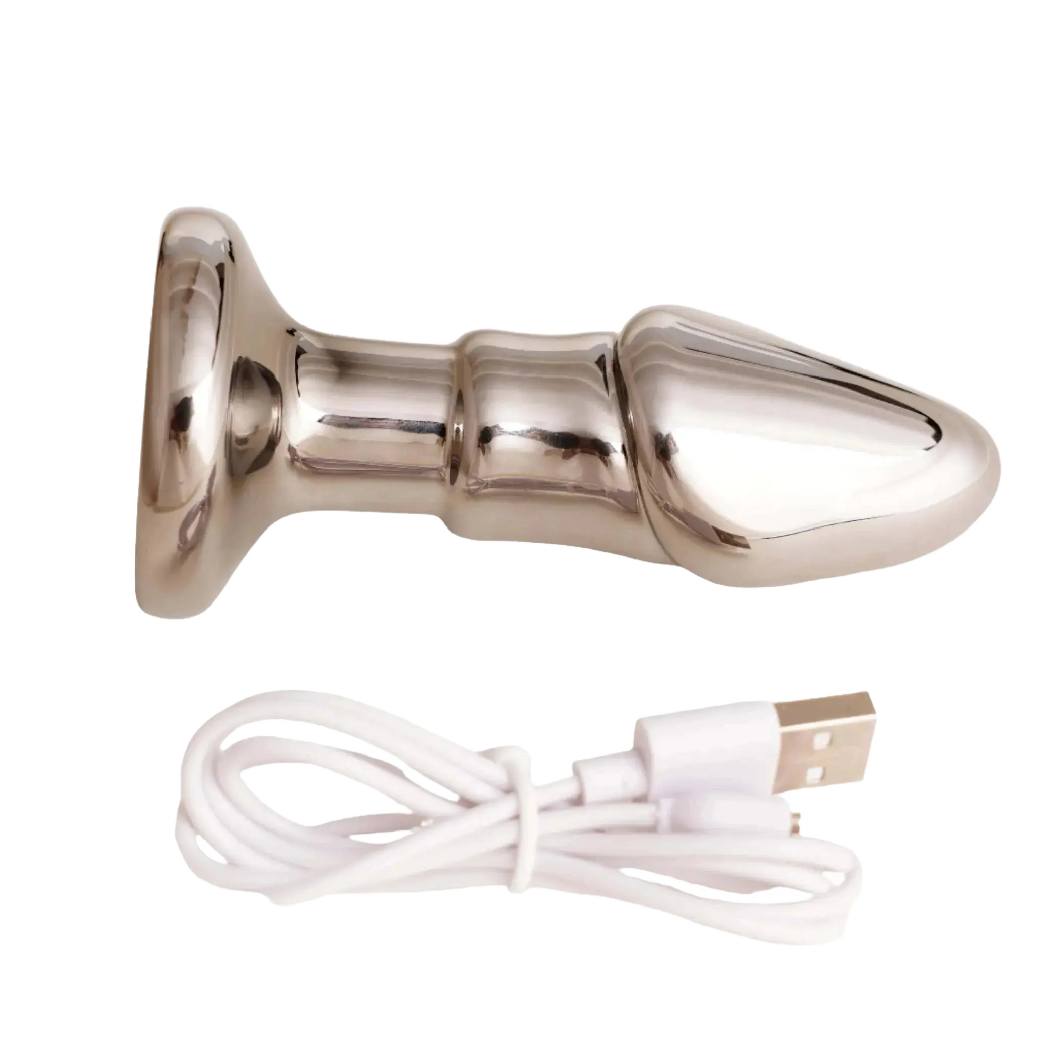 Black Opal Anal Glass Dildo with Rechargeable Vibrator OEJ