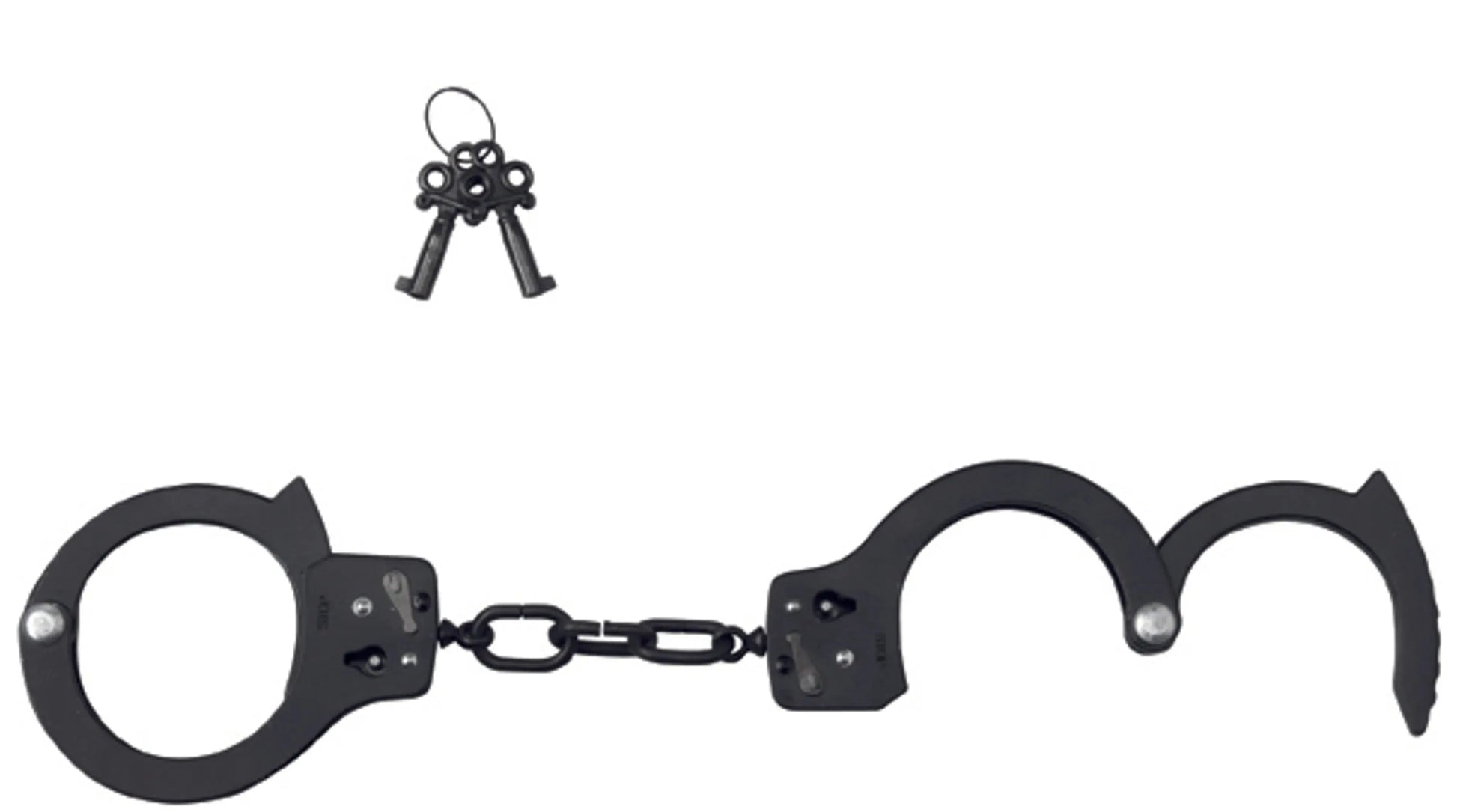 Black Single Lock Handcuffs Spartacus