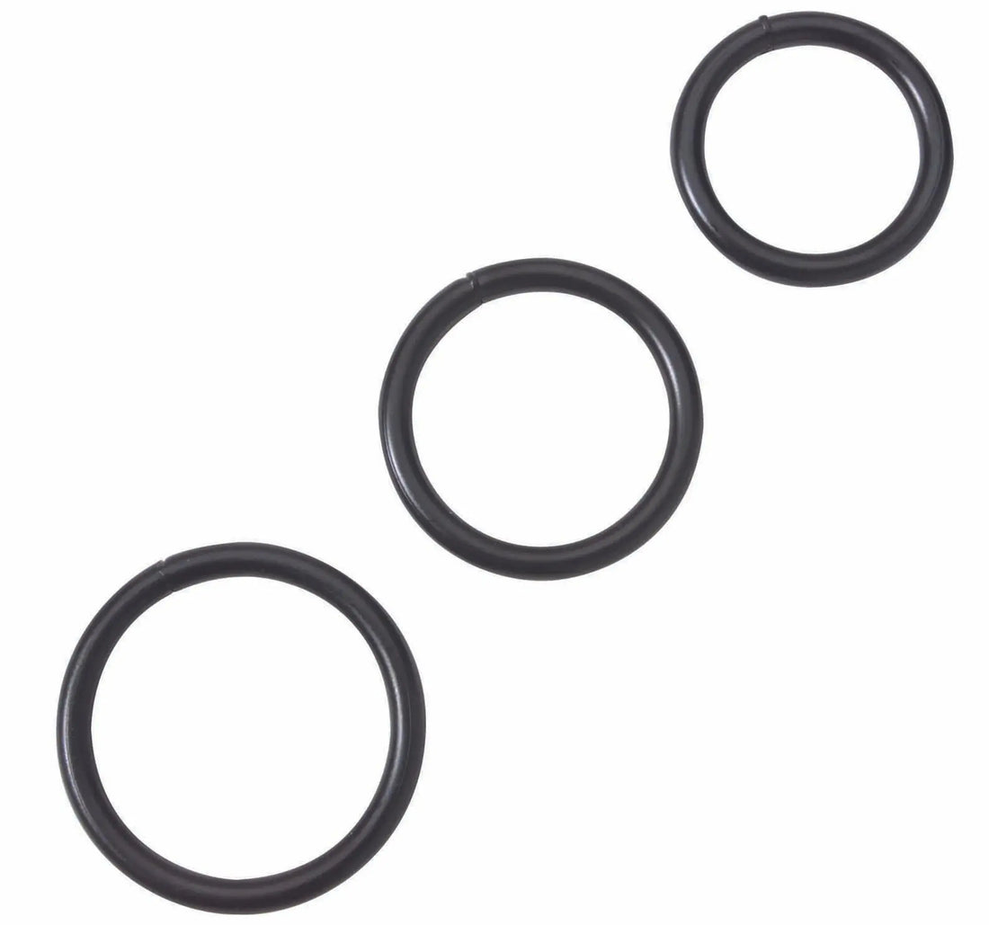 Black Steel C Ring Set Spartacus