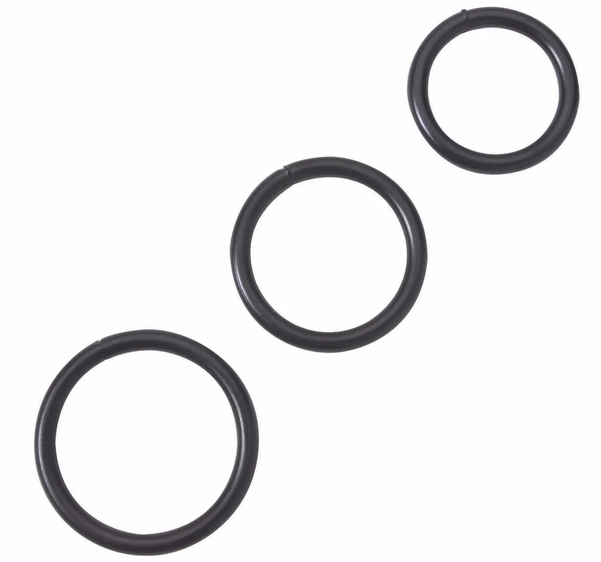Black Steel C Ring Set Spartacus