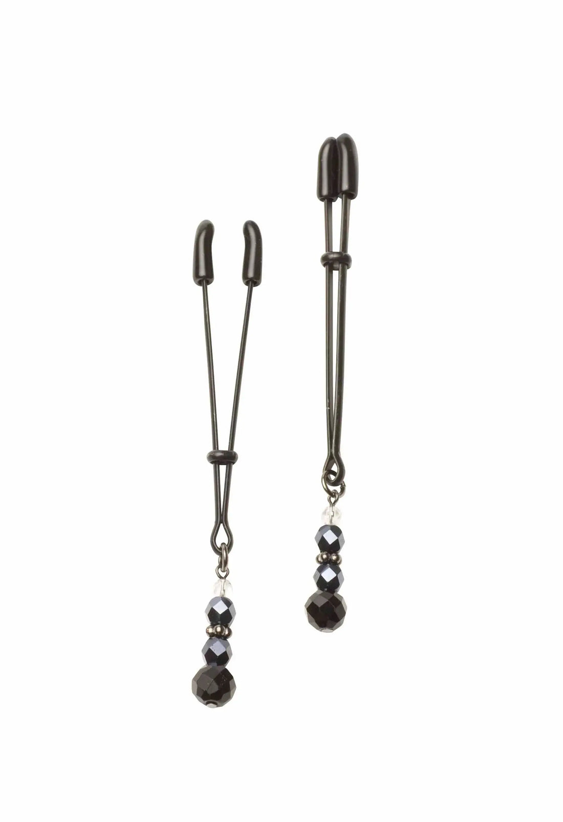 Black Tweezer Clamp with Beads Spartacus