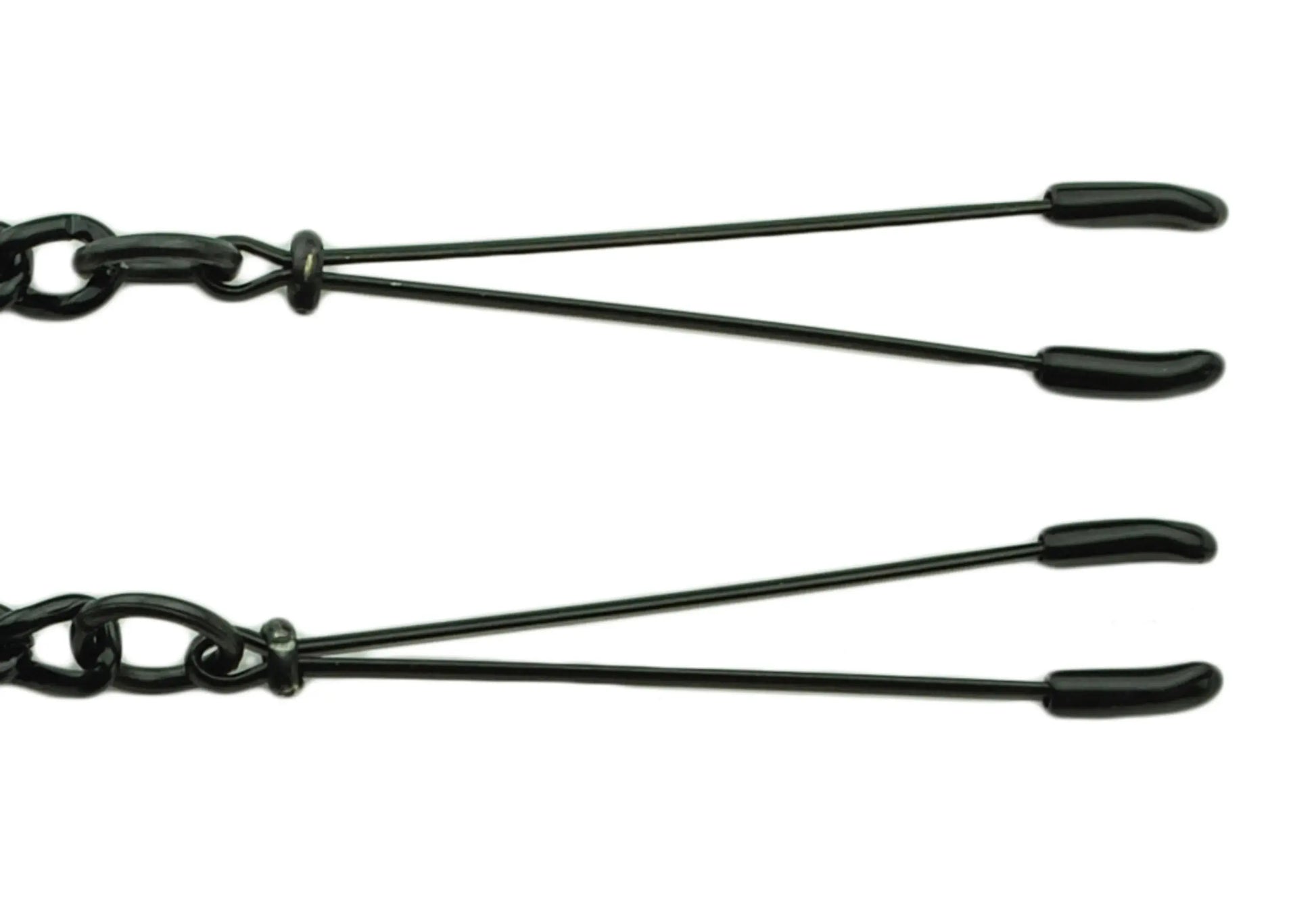 Black Tweezer Clamp with Link Chain Spartacus