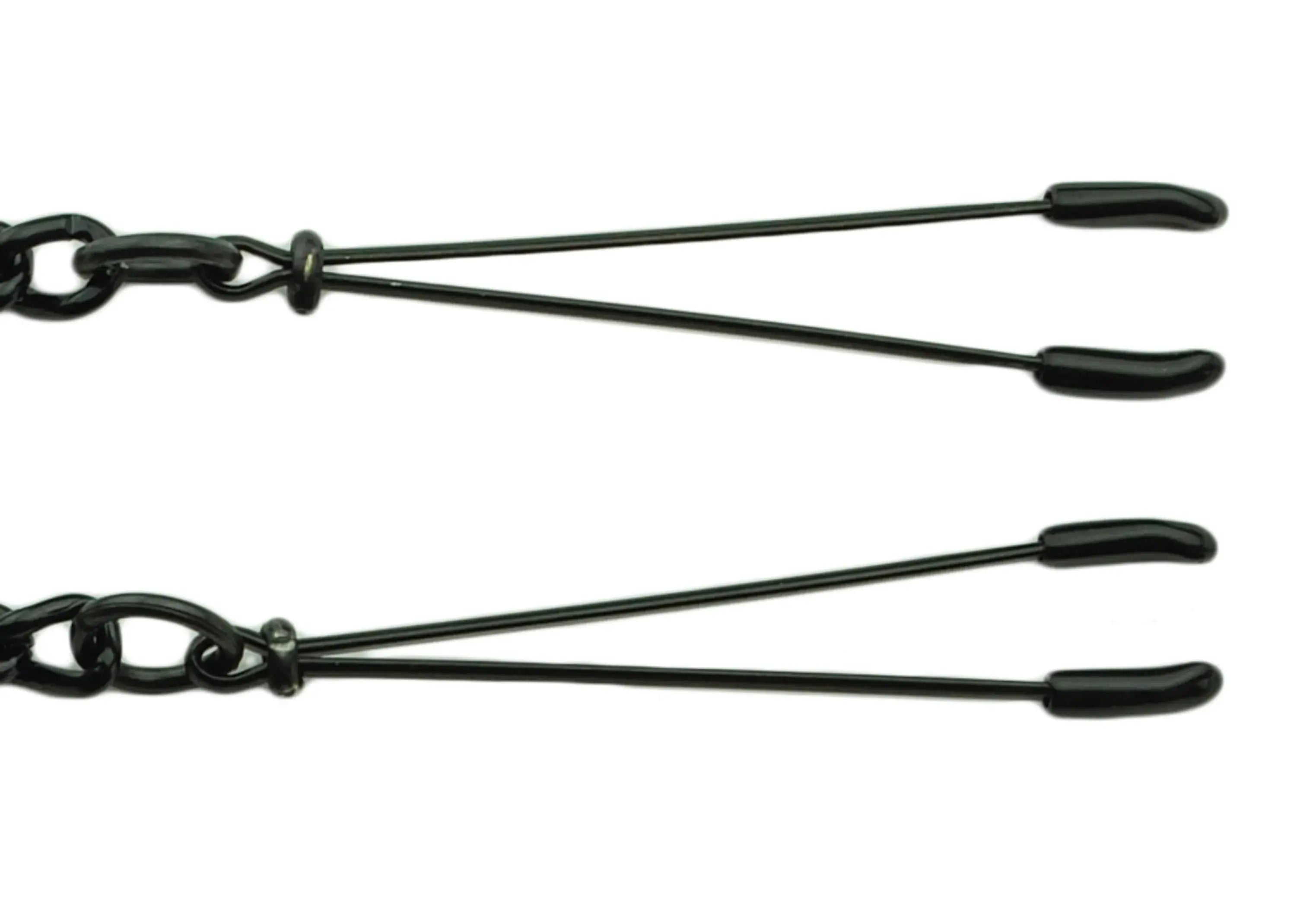 Black Tweezer Clamp with Link Chain Spartacus