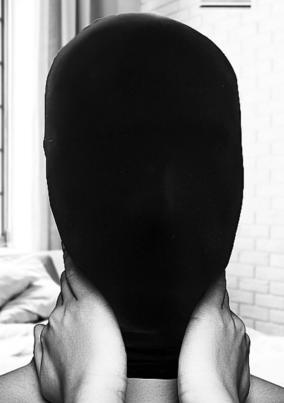 Black and White Subjugation Mask With Light Hint Shots America