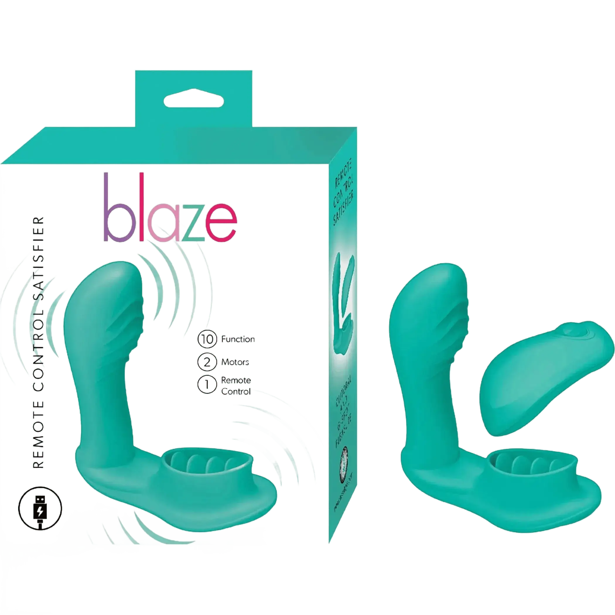 BLAZE REMOTE CONTROL SATISFIER AQUA Nasstoys