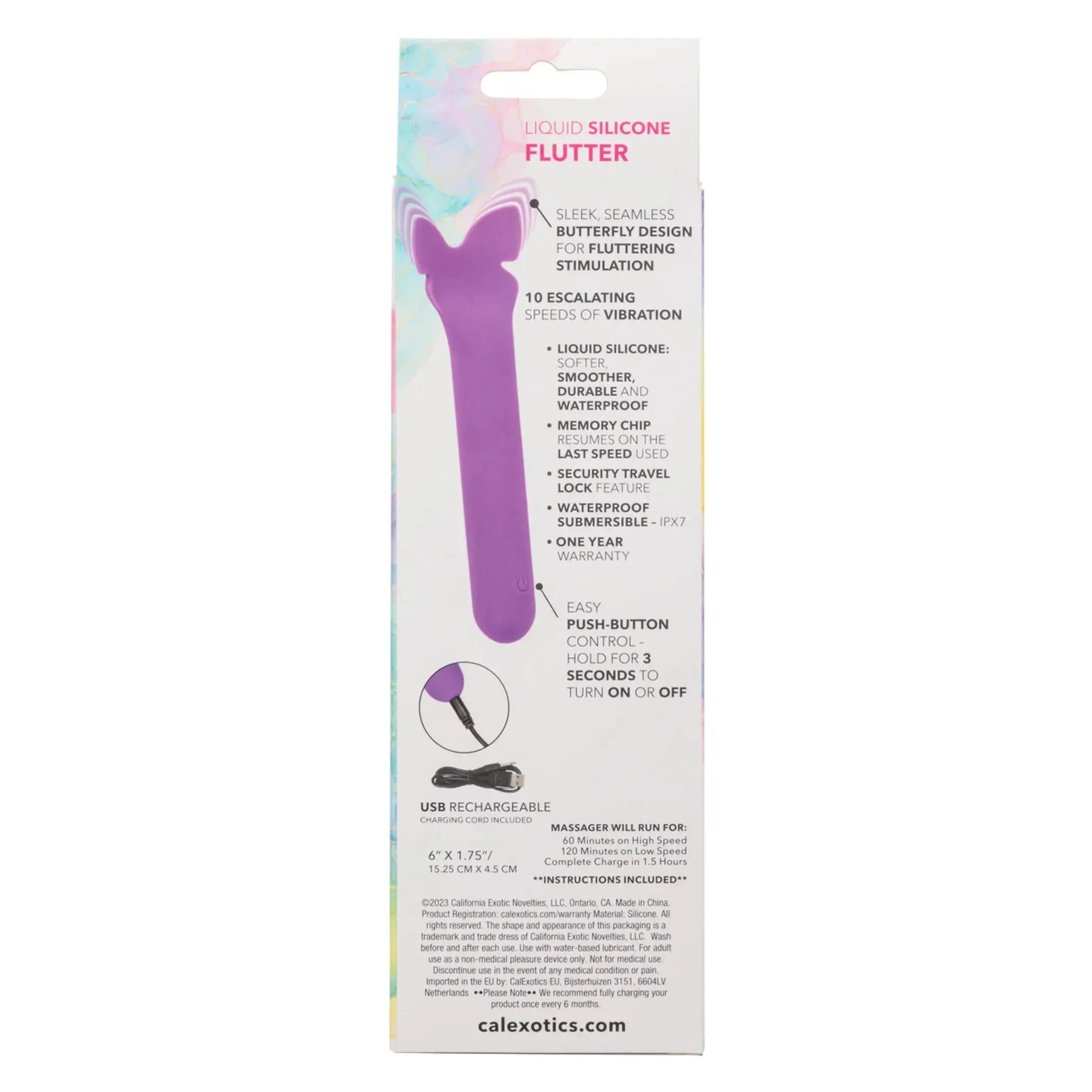 Bliss Mini Flutter Liquid Silicone California Exotic Novelties