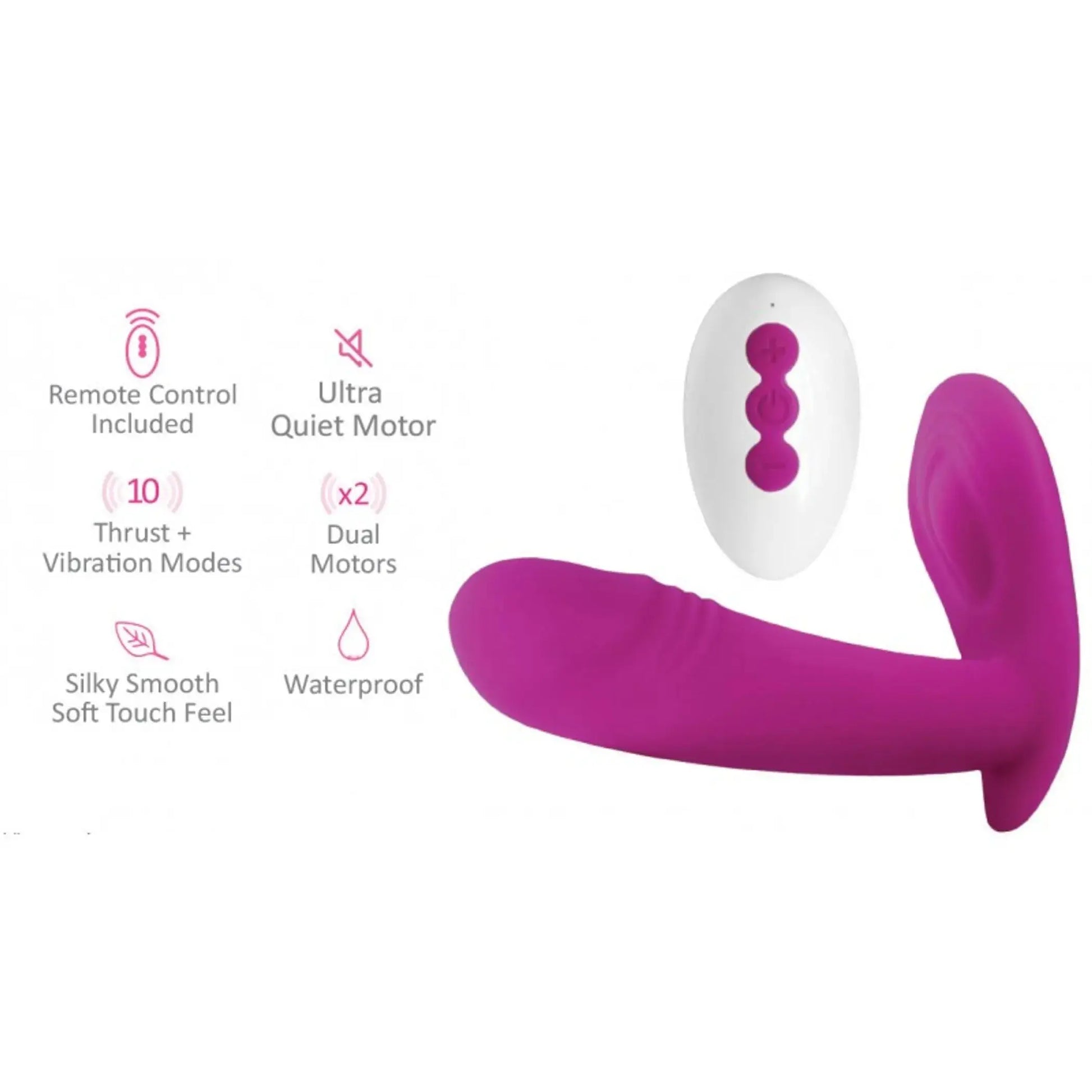 Bliss Power Punch Thrusting Vibe With 10 Functions HOTT Products