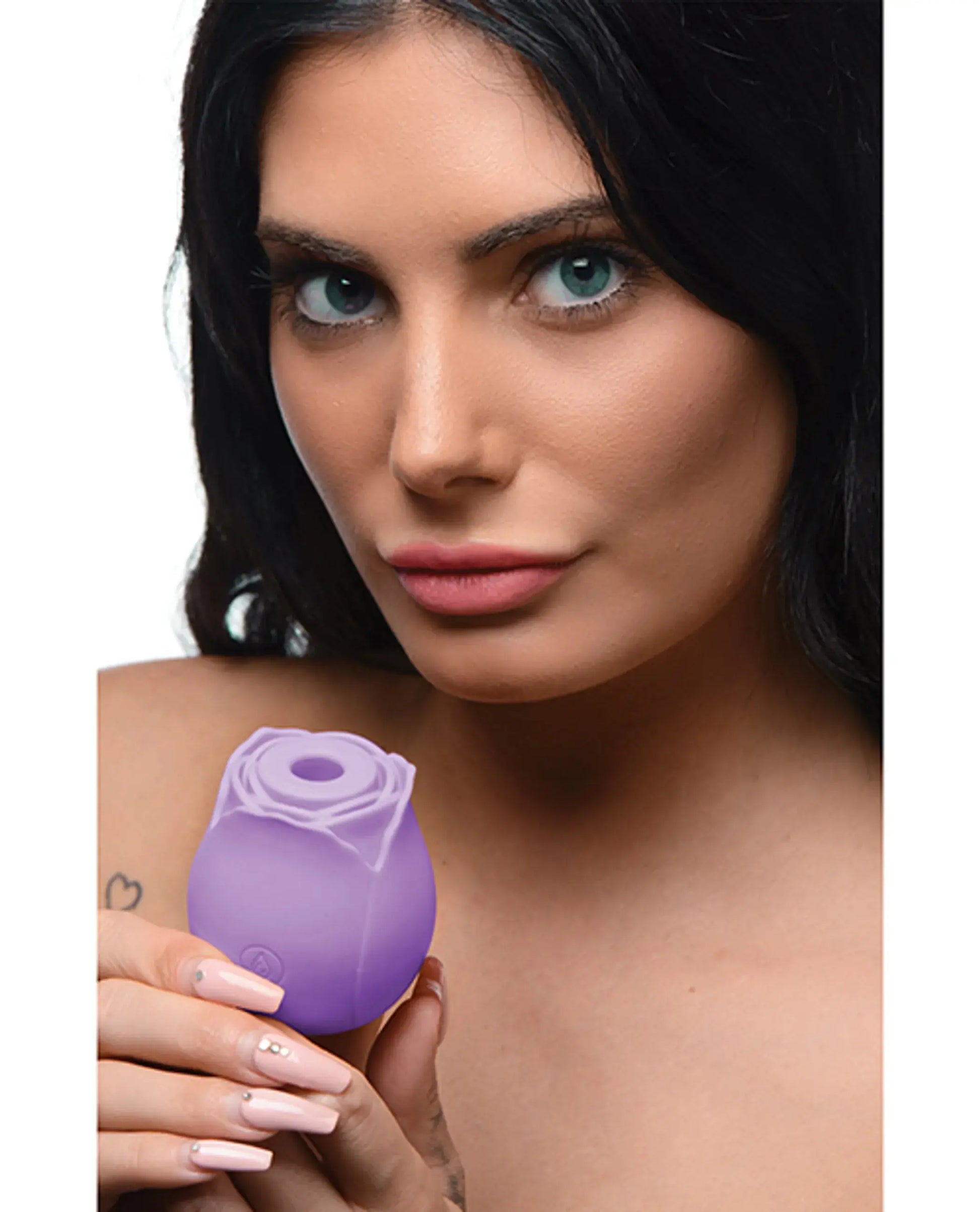 Bloomgasm Wild Rose Purple Suction Clit Stimulator XR Brands