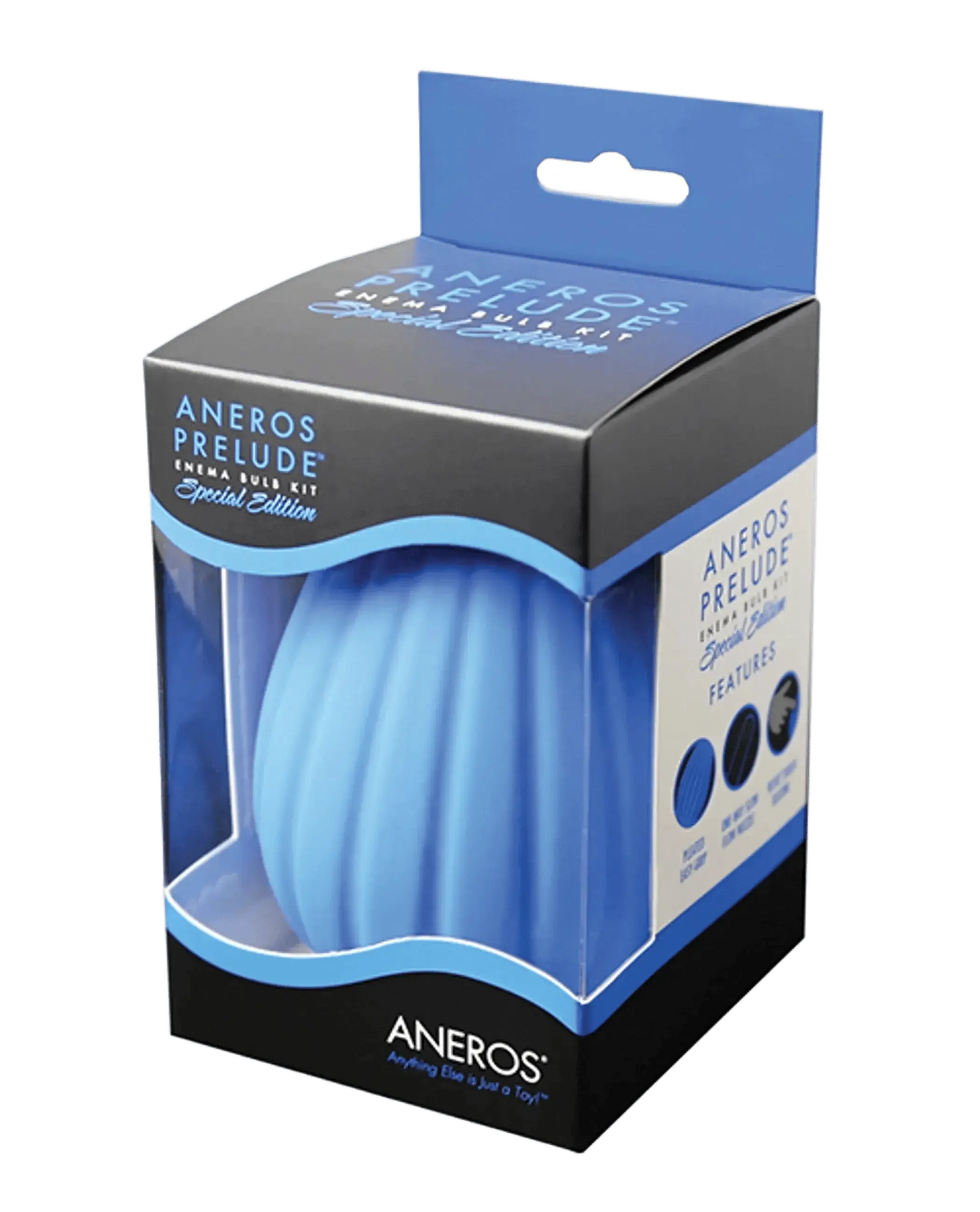 ANEROS BLUE PRELUDE ENEMA BULB (NET) Aneros Toys
