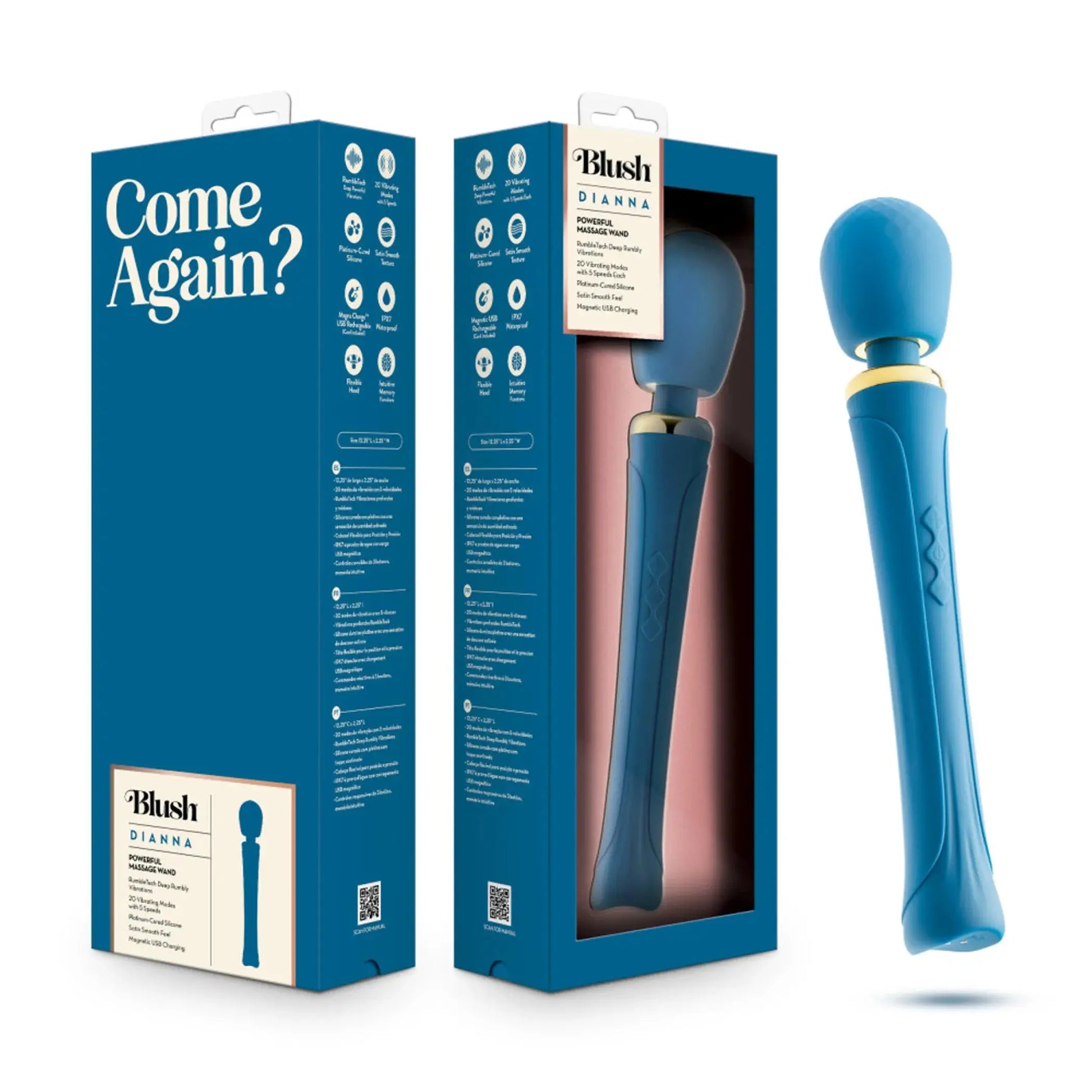 Blush Dianna Teal Wand Blush Novelties