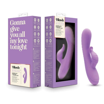 Blush Evelyn Purple Rabbit Vibrator Blush Novelties