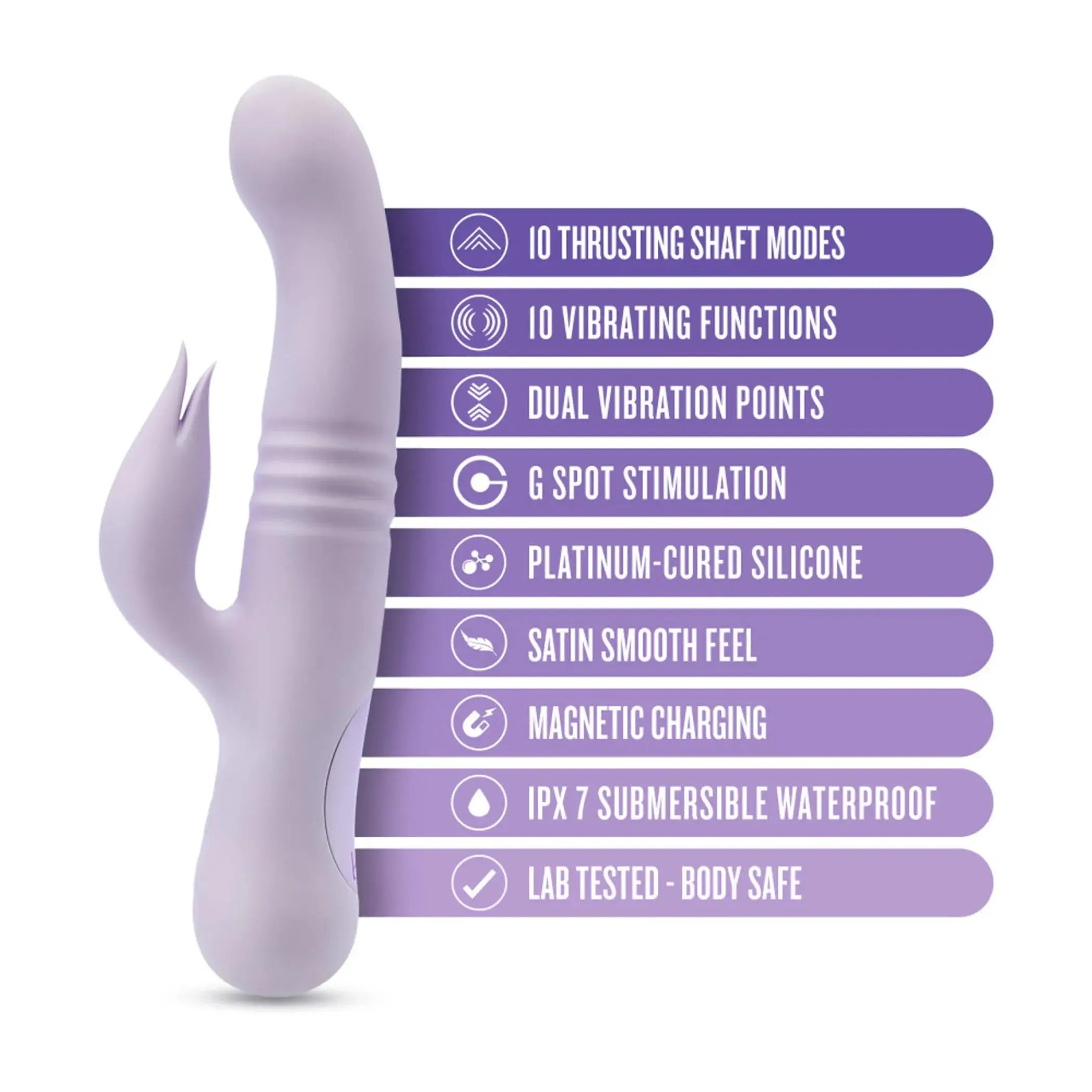 Blush Rylee Lavender Rabbit Vibrator Blush Novelties