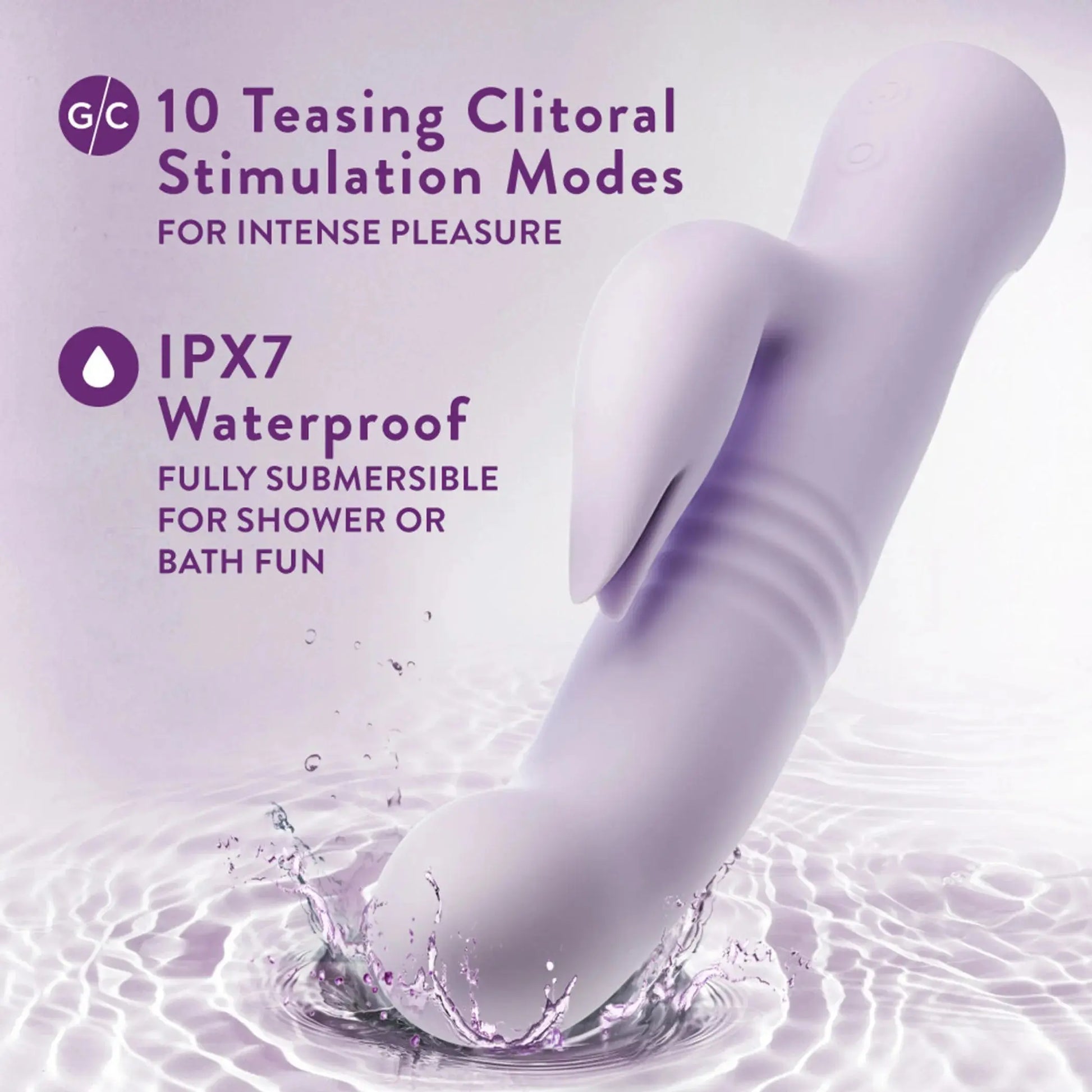 Blush Rylee Lavender Rabbit Vibrator Blush Novelties