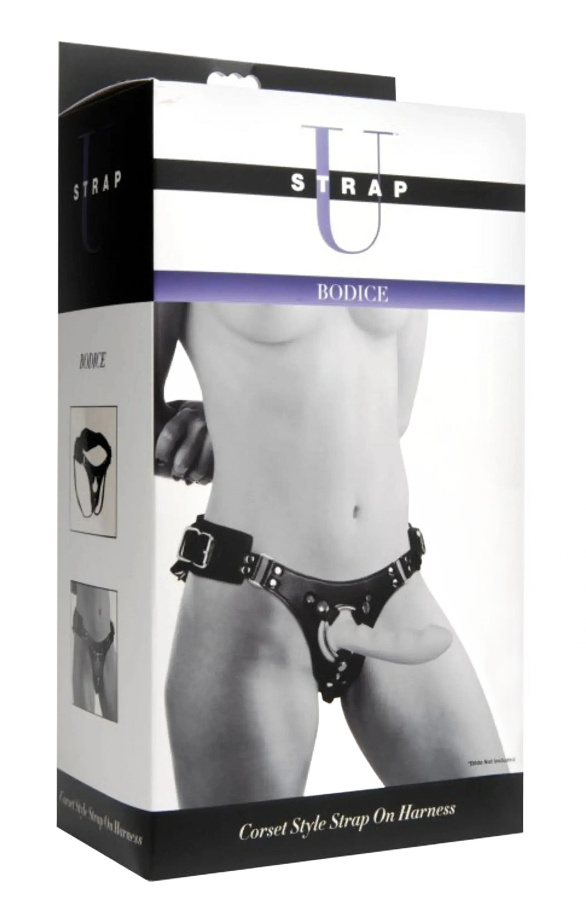 STRAP U BODICE CORSET STYLE STRAP ON HARNESS XR Brands