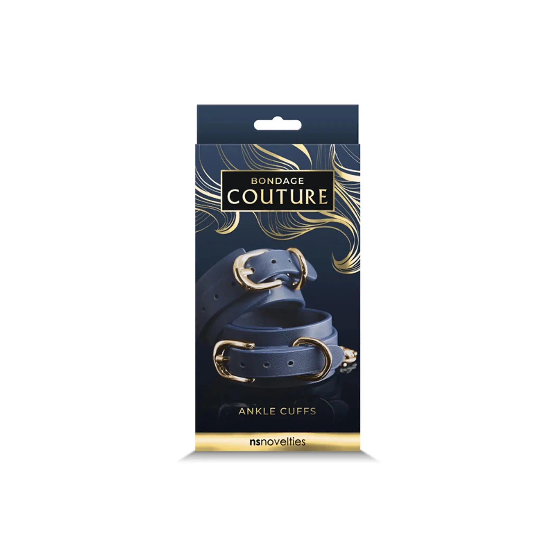 Bondage Couture Ankle Cuffs Blue NS Novelties