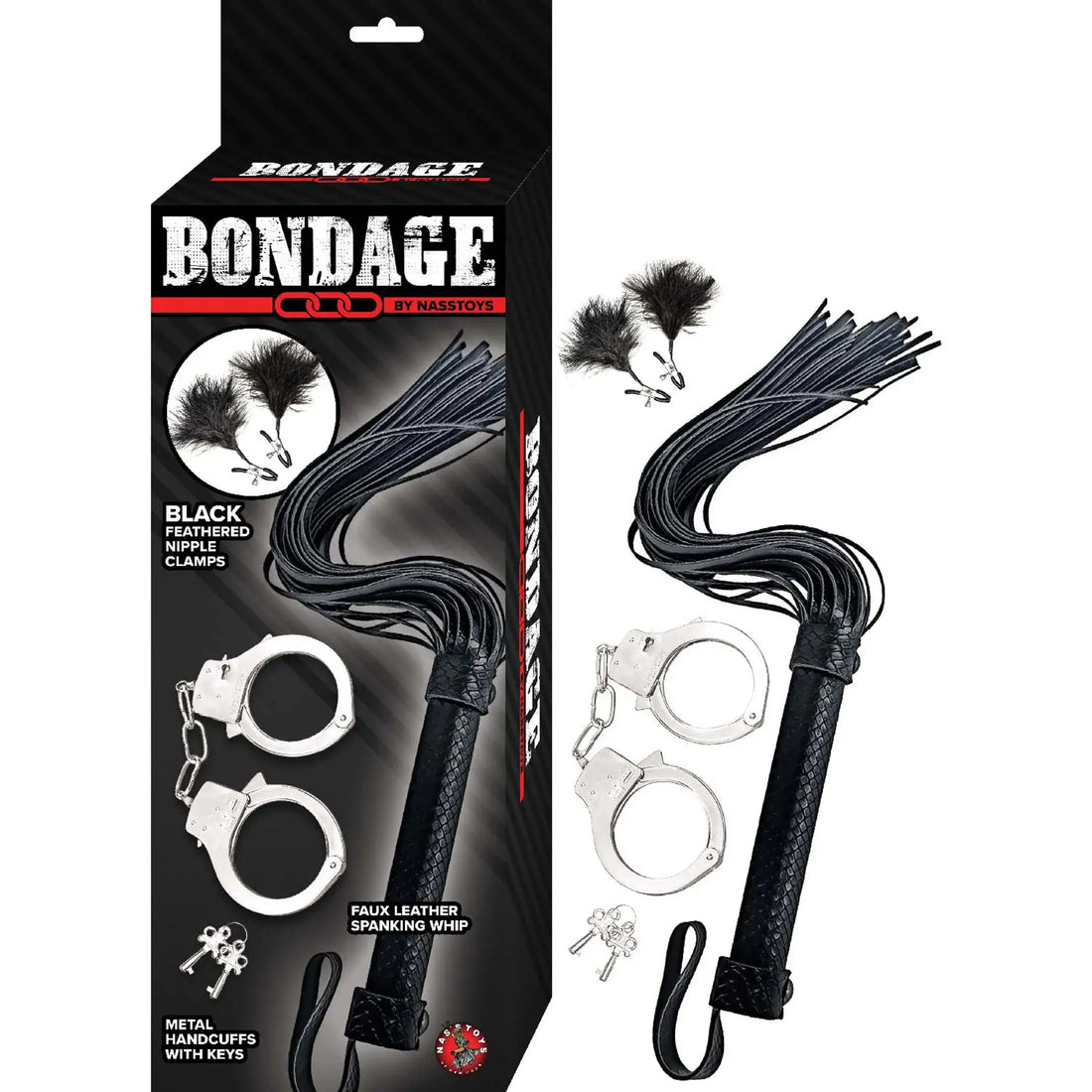 Bondage Kit by Nasstoys in Black Nasstoys