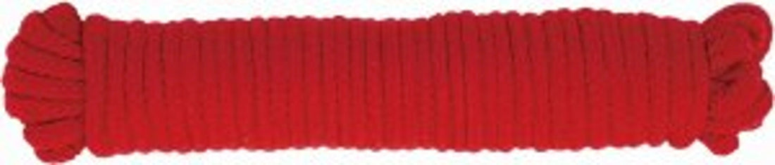 Bondage Soft Rope 33ft Red Spartacus