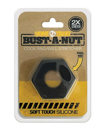 Boneyard Bust a Nut Cock Ring Black Rascal Toys