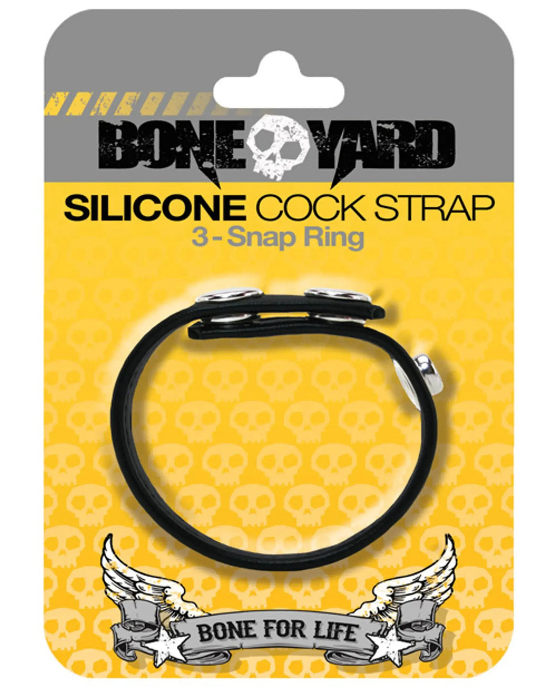 Boneyard Cock Strap Black Rascal Toys