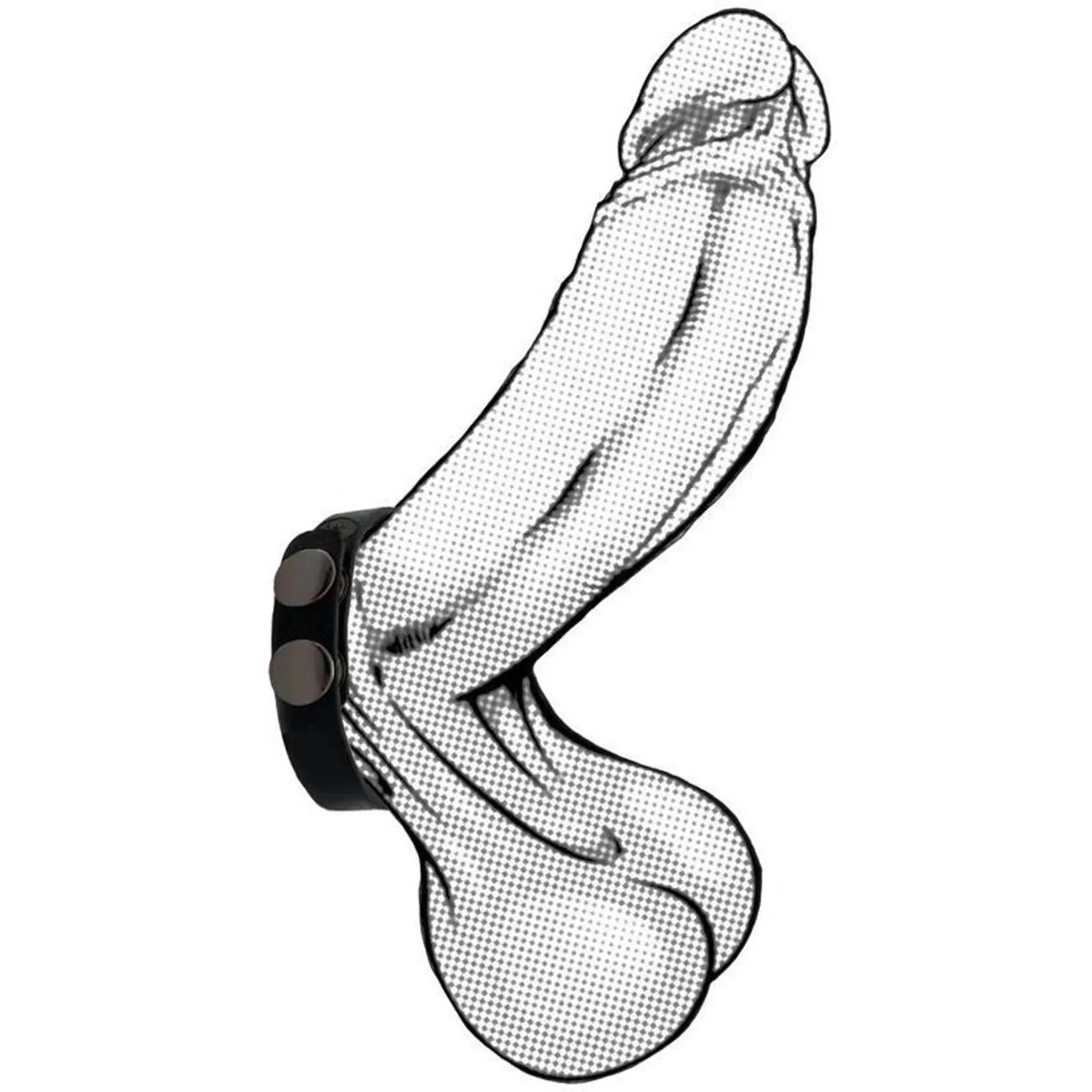 Boneyard Cock Strap Black Rascal Toys