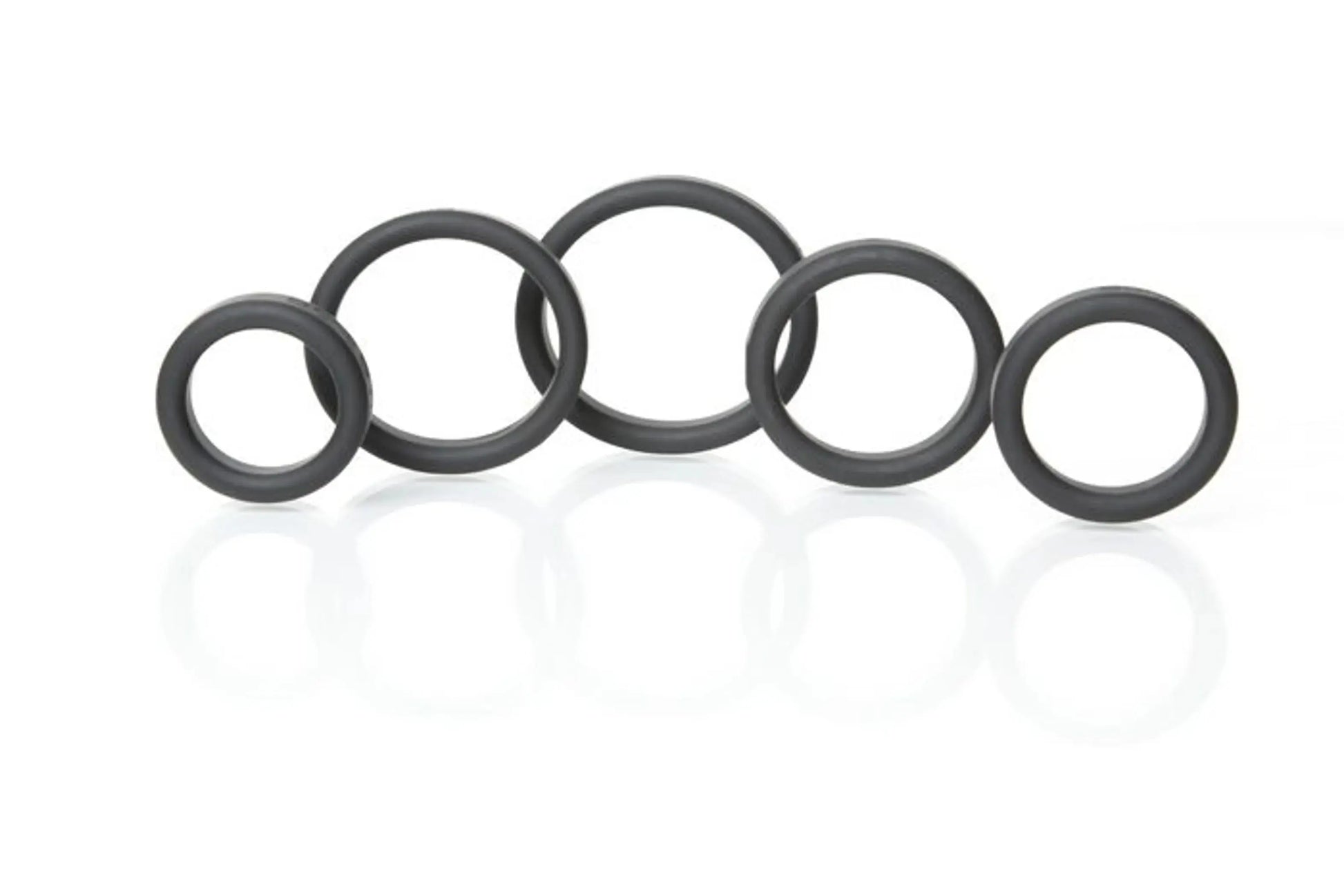 Boneyard Silicone Ring 5-Piece Kit Black Rascal Toys