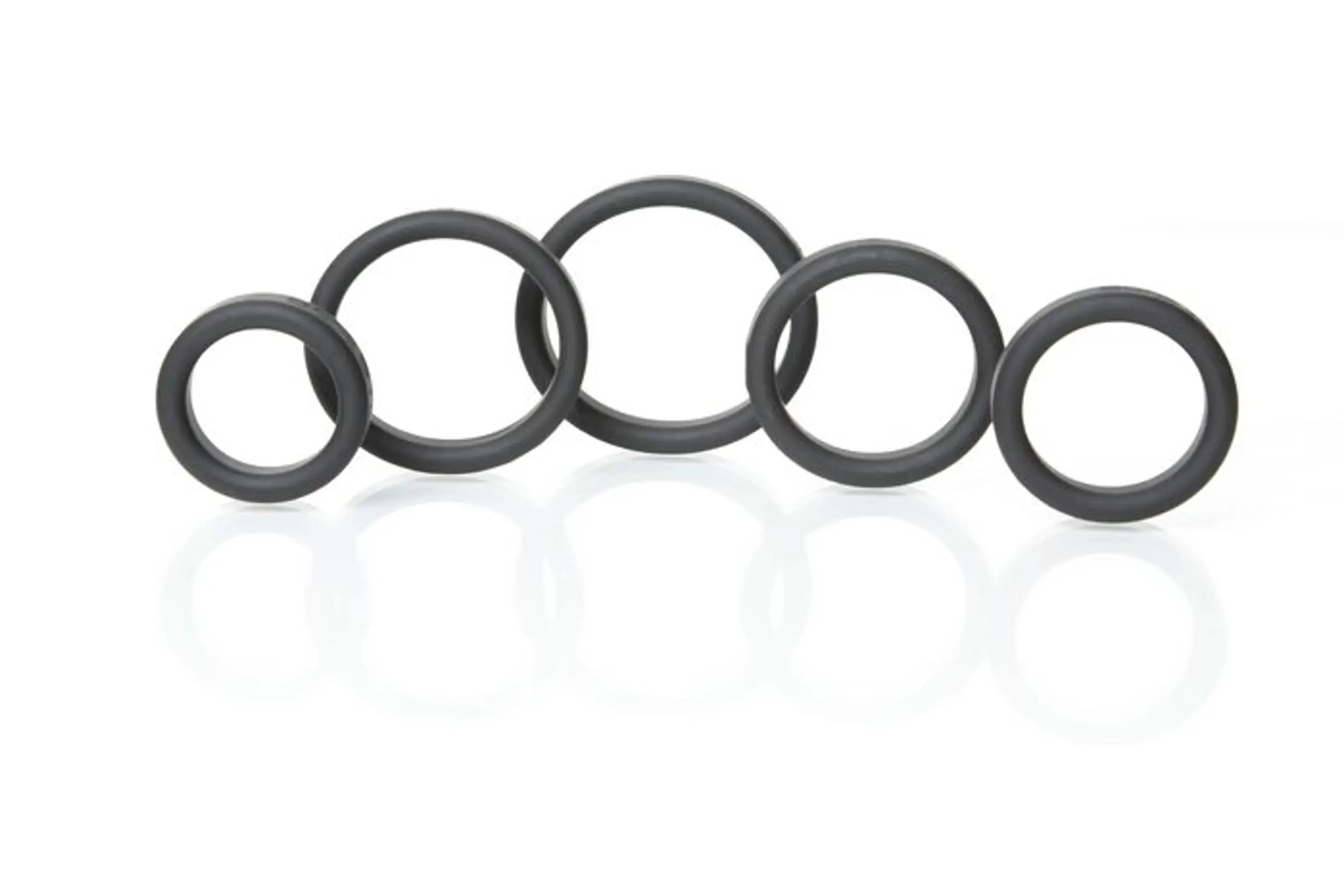 Boneyard Silicone Ring 5-Piece Kit Black Rascal Toys