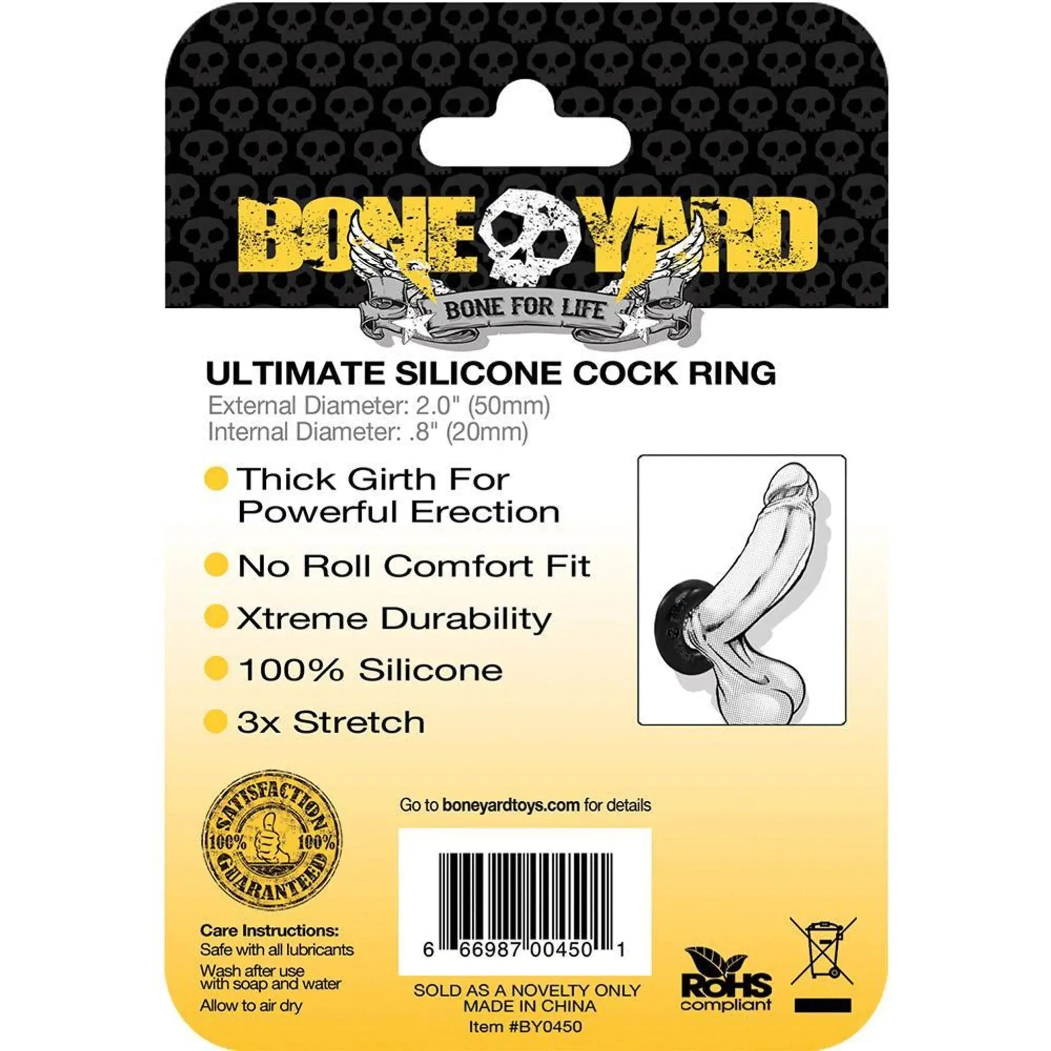 Boneyard go-to Ring Black Rascal Toys