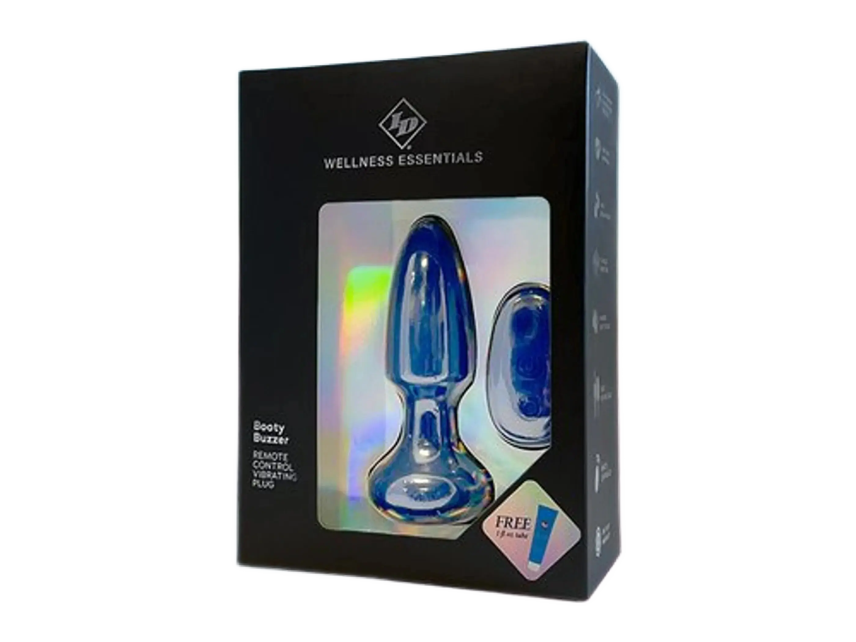 BOOTY BUZZER REMOTE CONTROL VIBRATING PLUG ID Lube