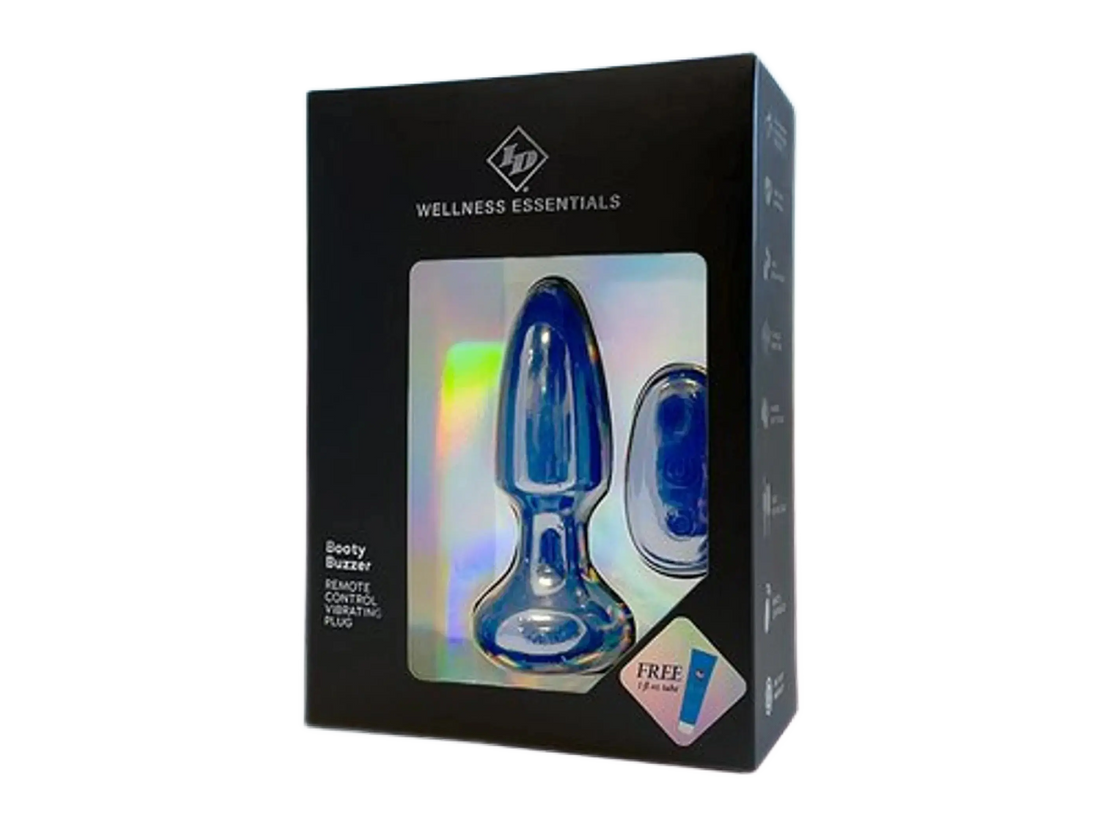BOOTY BUZZER REMOTE CONTROL VIBRATING PLUG ID Lube